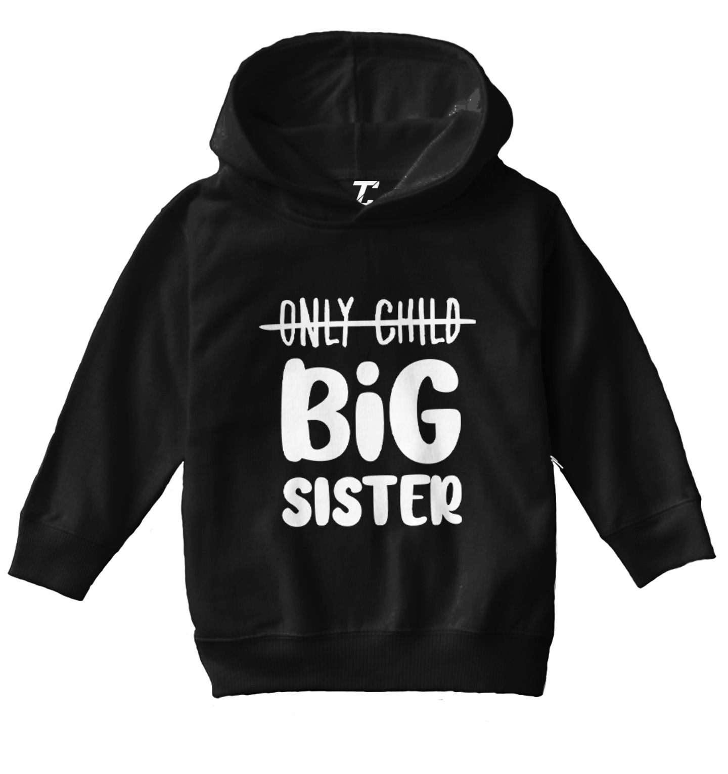 Big Sister Announcement - Sis Little Sibling Newborn Toddler/Youth Hoodie - Picture 2 of 12
