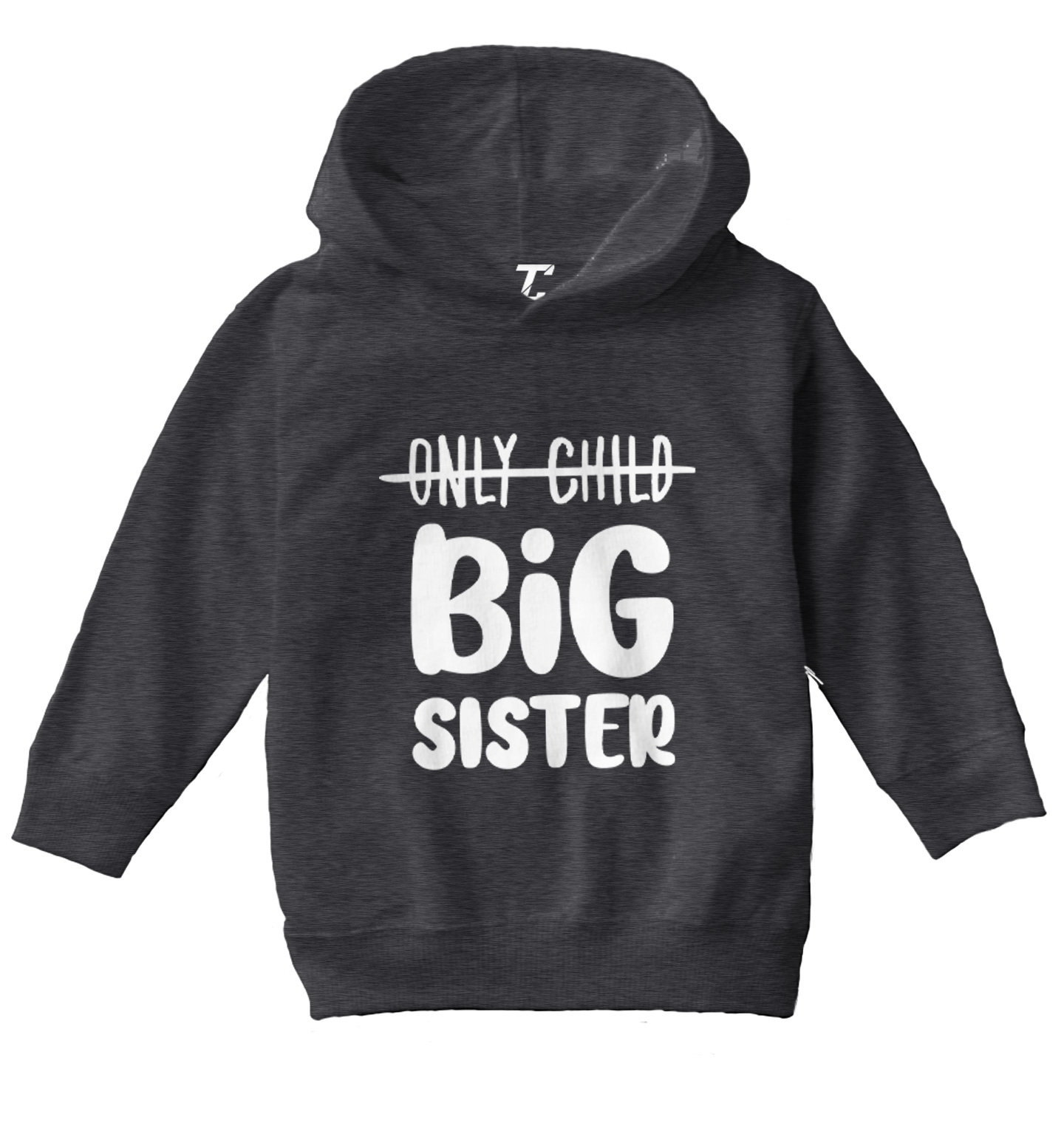 Big Sister Announcement - Sis Little Sibling Newborn Toddler/Youth Hoodie - Picture 3 of 12