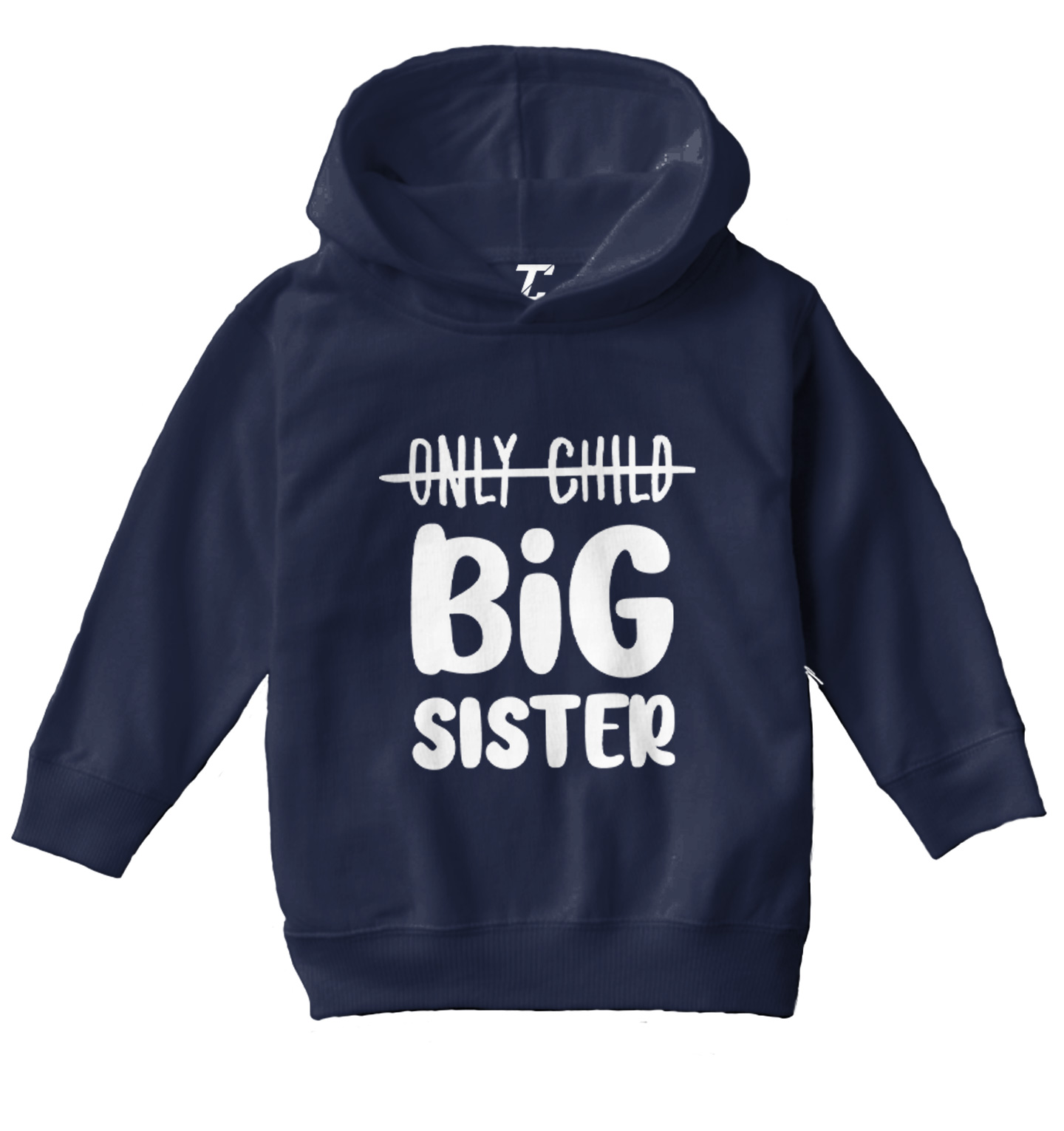 Big Sister Announcement - Sis Little Sibling Newborn Toddler/Youth Hoodie - Picture 7 of 12
