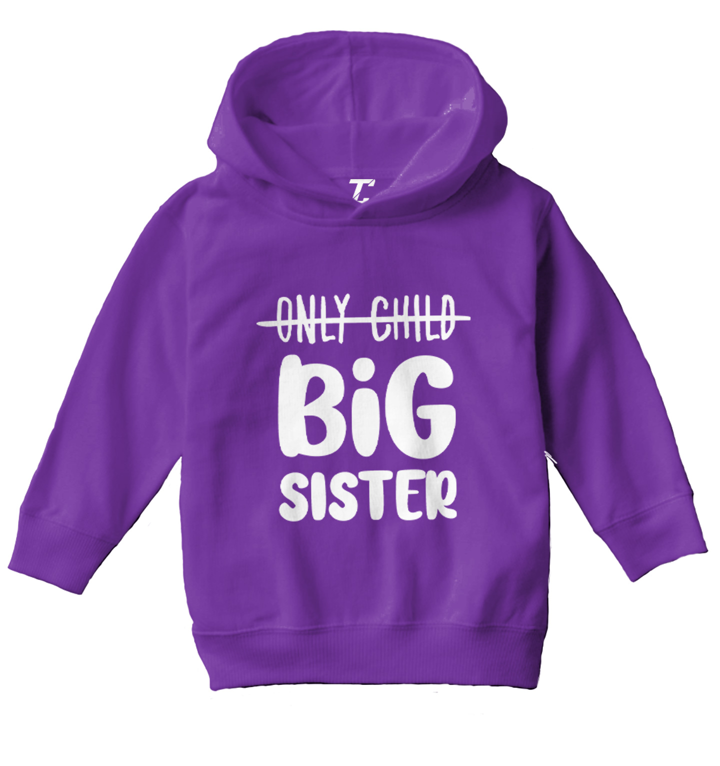 Big Sister Announcement - Sis Little Sibling Newborn Toddler/Youth Hoodie - Picture 9 of 12