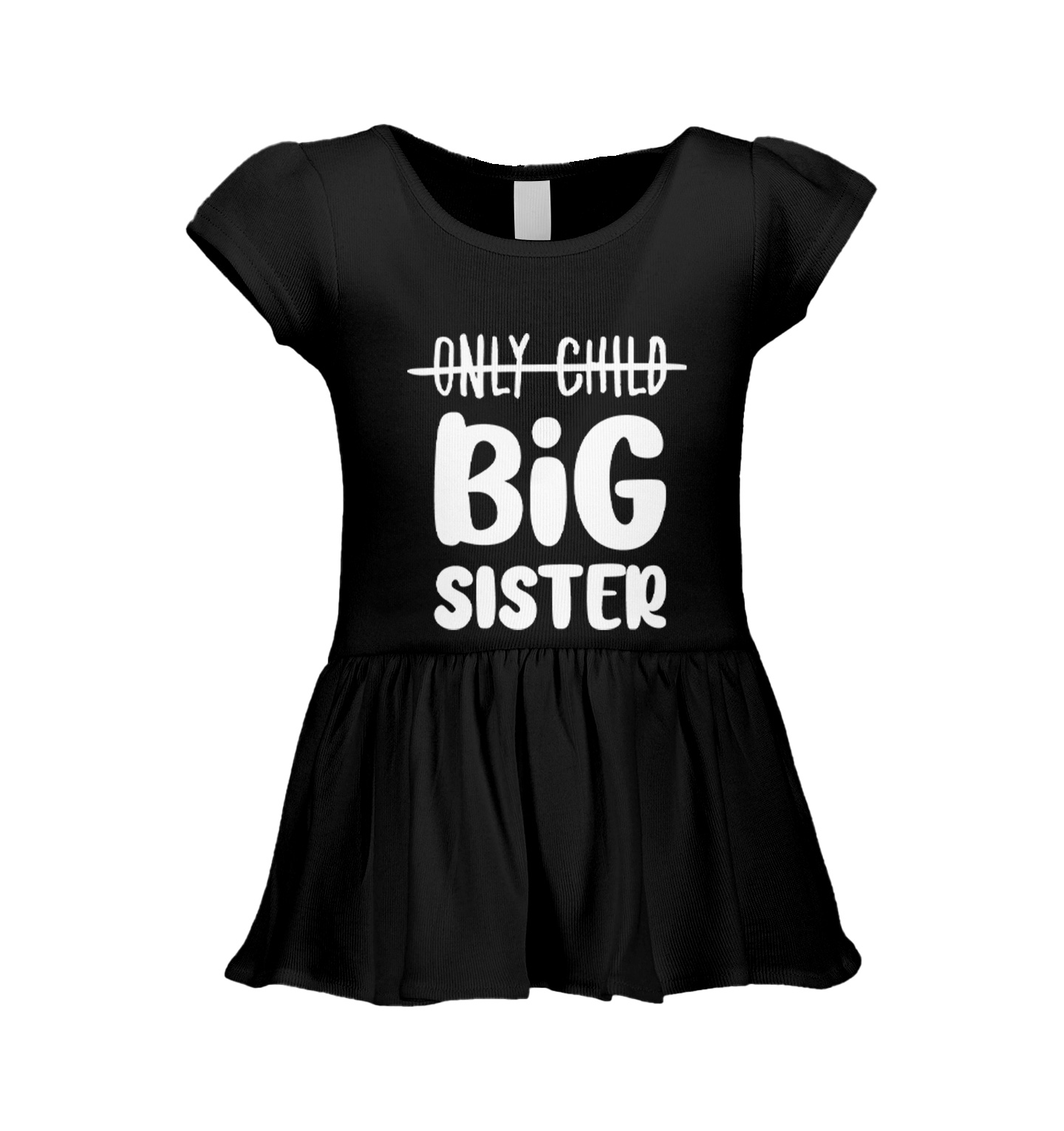 Big Sister Announcement - Sis Little Sibling Newborn Infant/Toddler Dress |  eBay