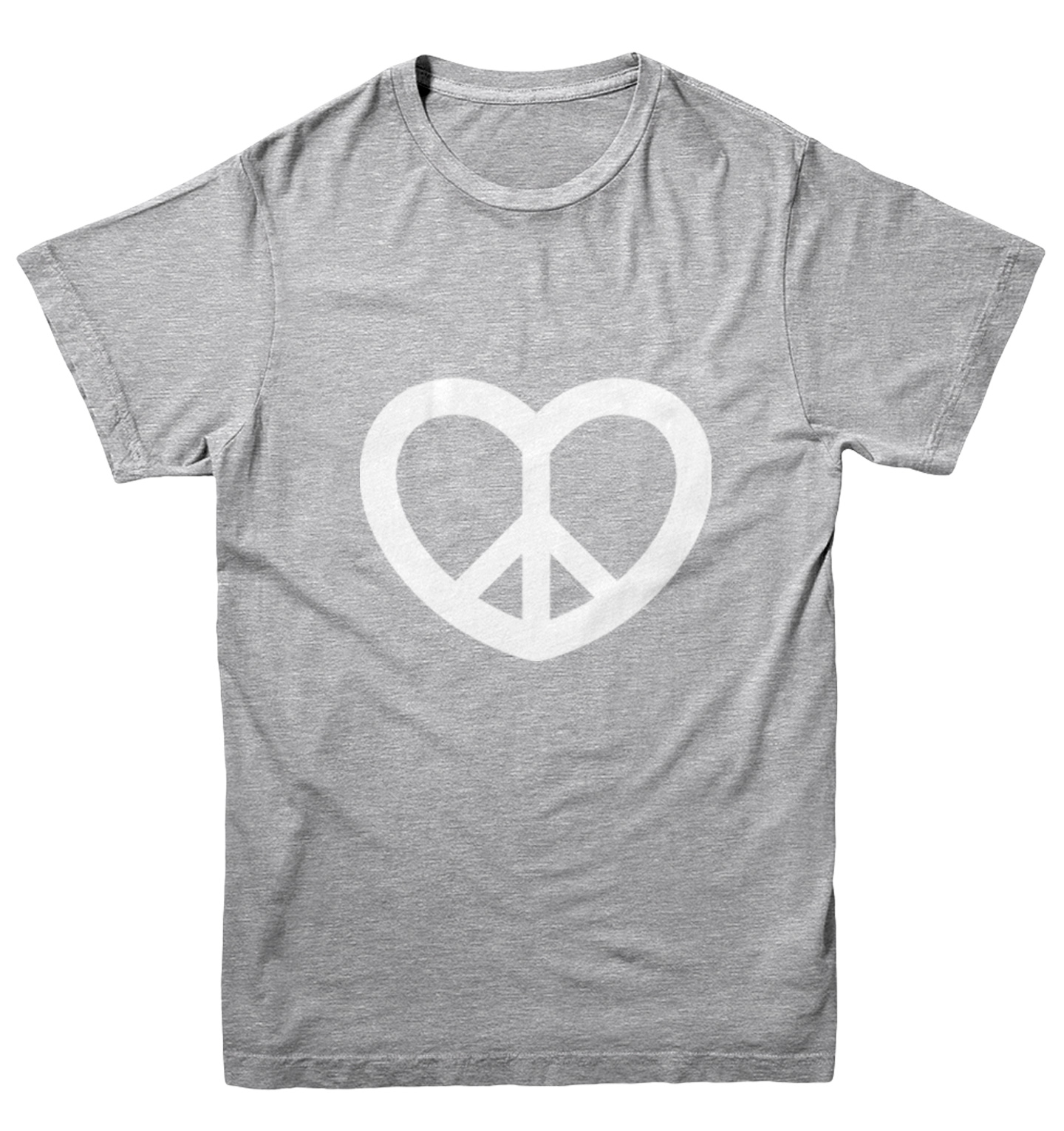 Peace Sign Heart - Valentine's Day Love Positivity Youth T-Shirt - Picture 6 of 20