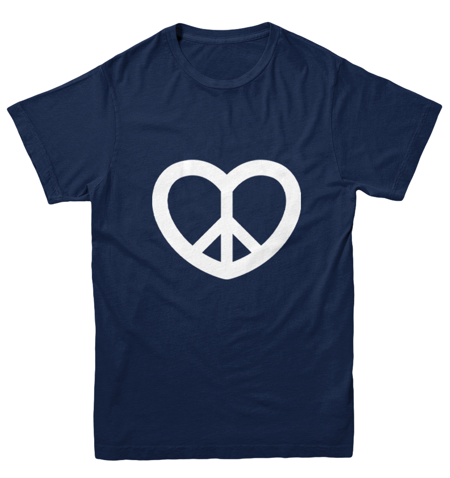 Peace Sign Heart - Valentine's Day Love Positivity Youth T-Shirt - Picture 7 of 20