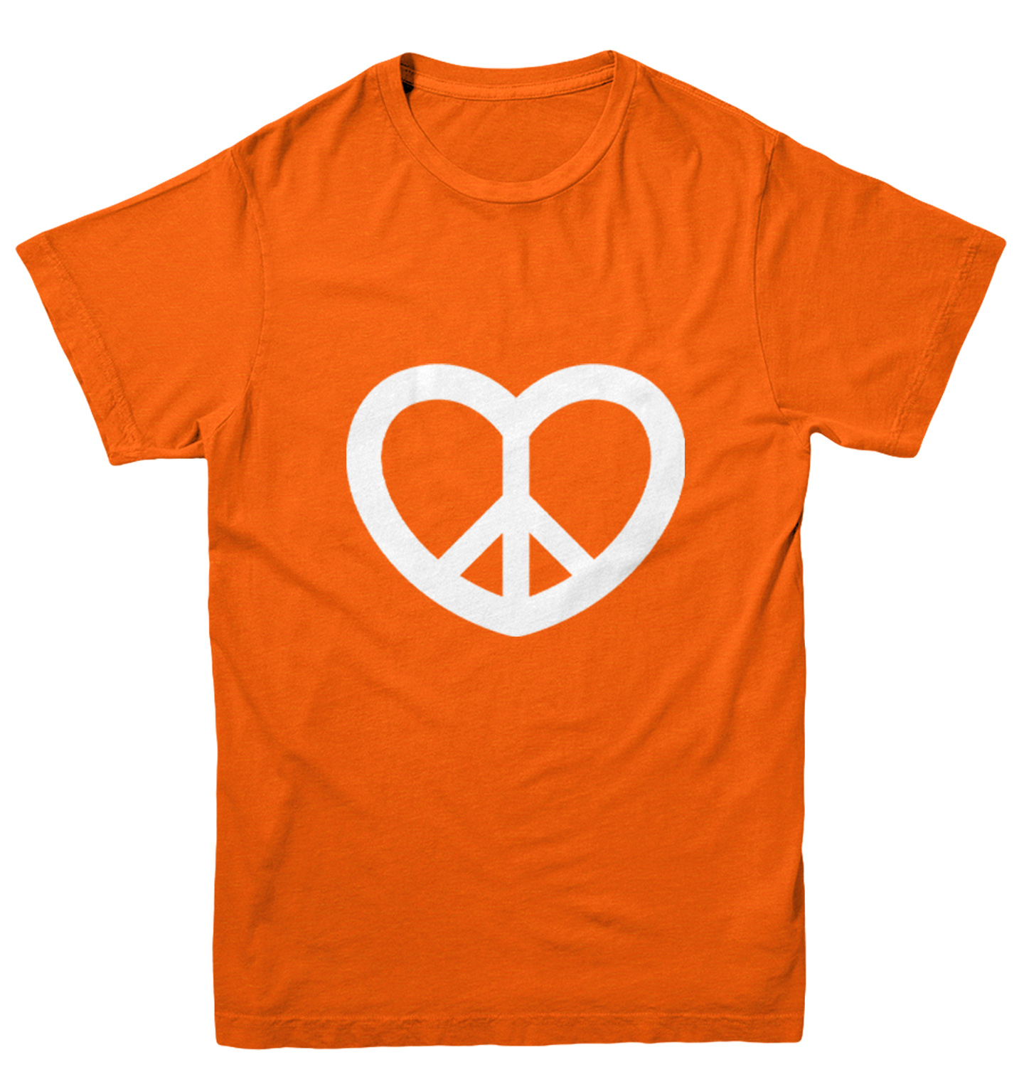 Peace Sign Heart - Valentine's Day Love Positivity Youth T-Shirt - Picture 8 of 20