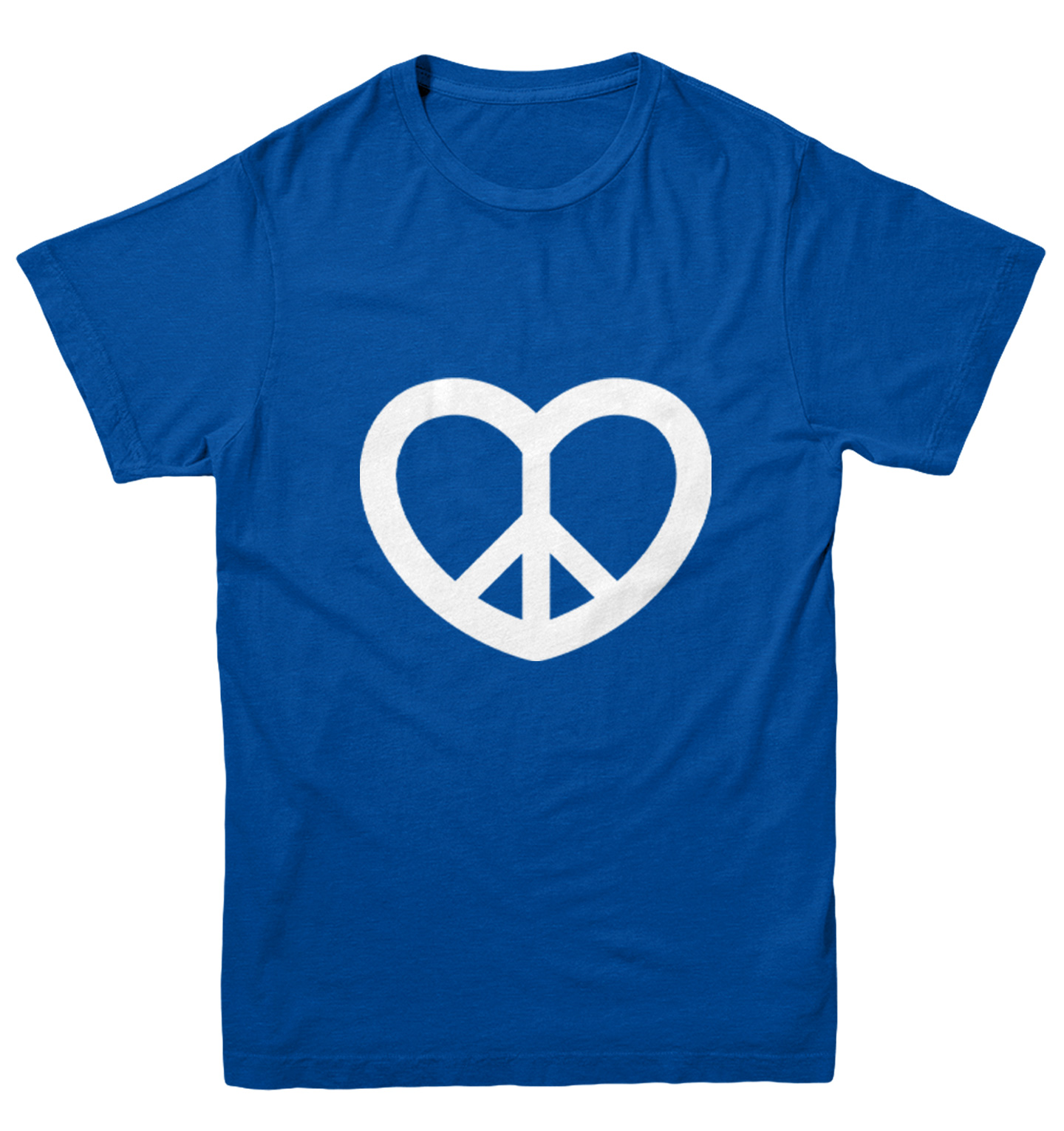 Peace Sign Heart - Valentine's Day Love Positivity Youth T-Shirt - Picture 12 of 20