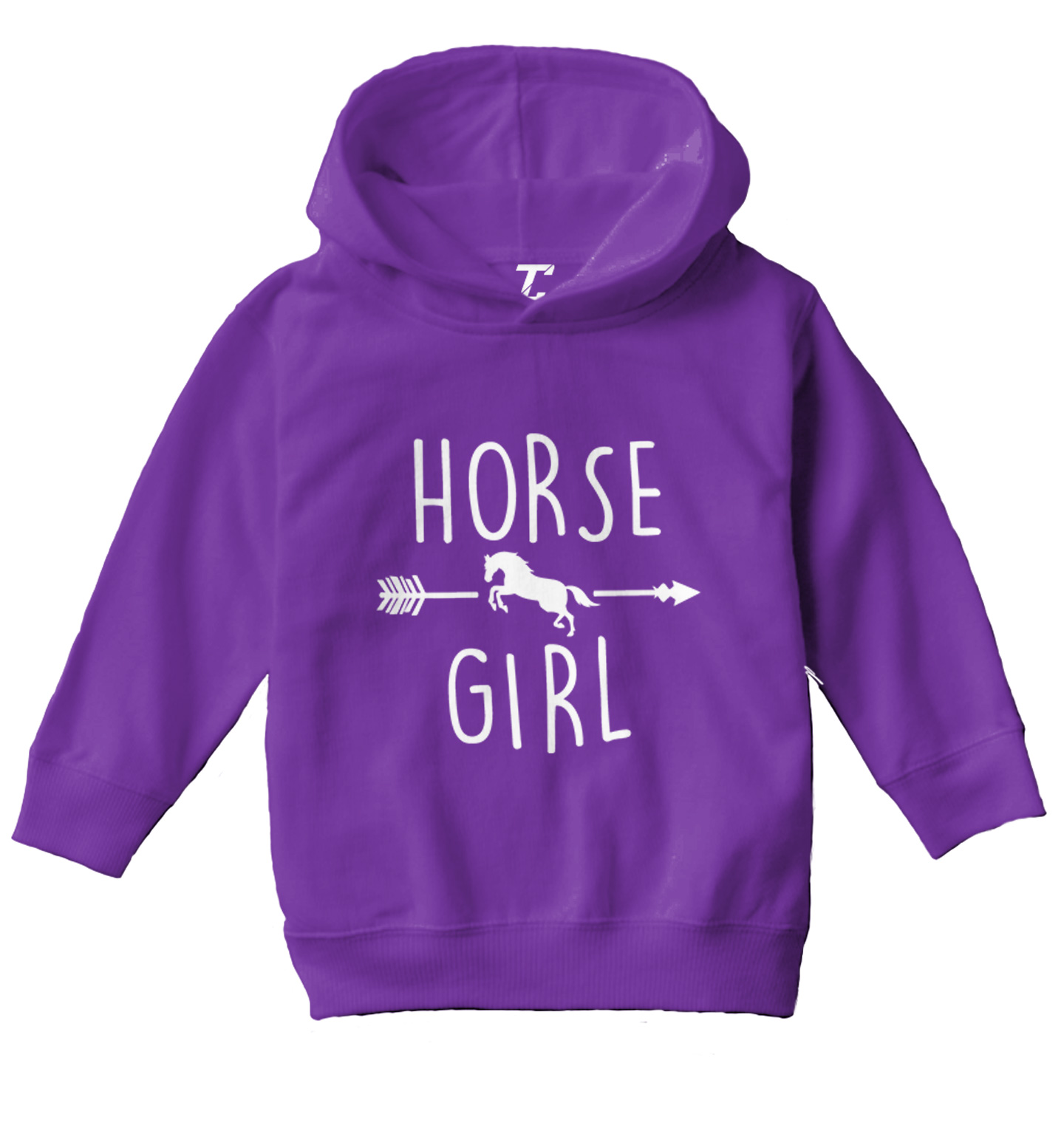 Horse Girl - Animal Lover Equestrian Thoroughbred Pony Toddler/Youth Hoodie