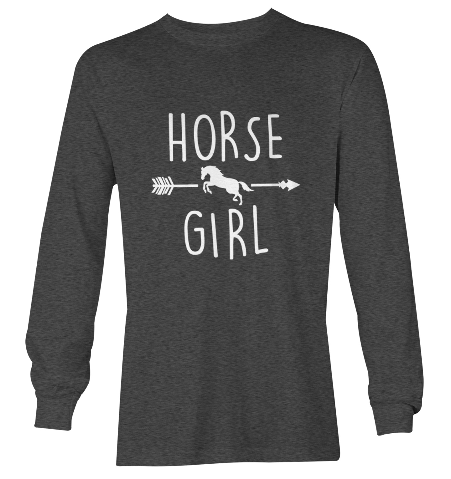 Horse Girl - Animal Lover Equestrian Thoroughbred Pony Youth T-Shirt - Picture 14 of 20