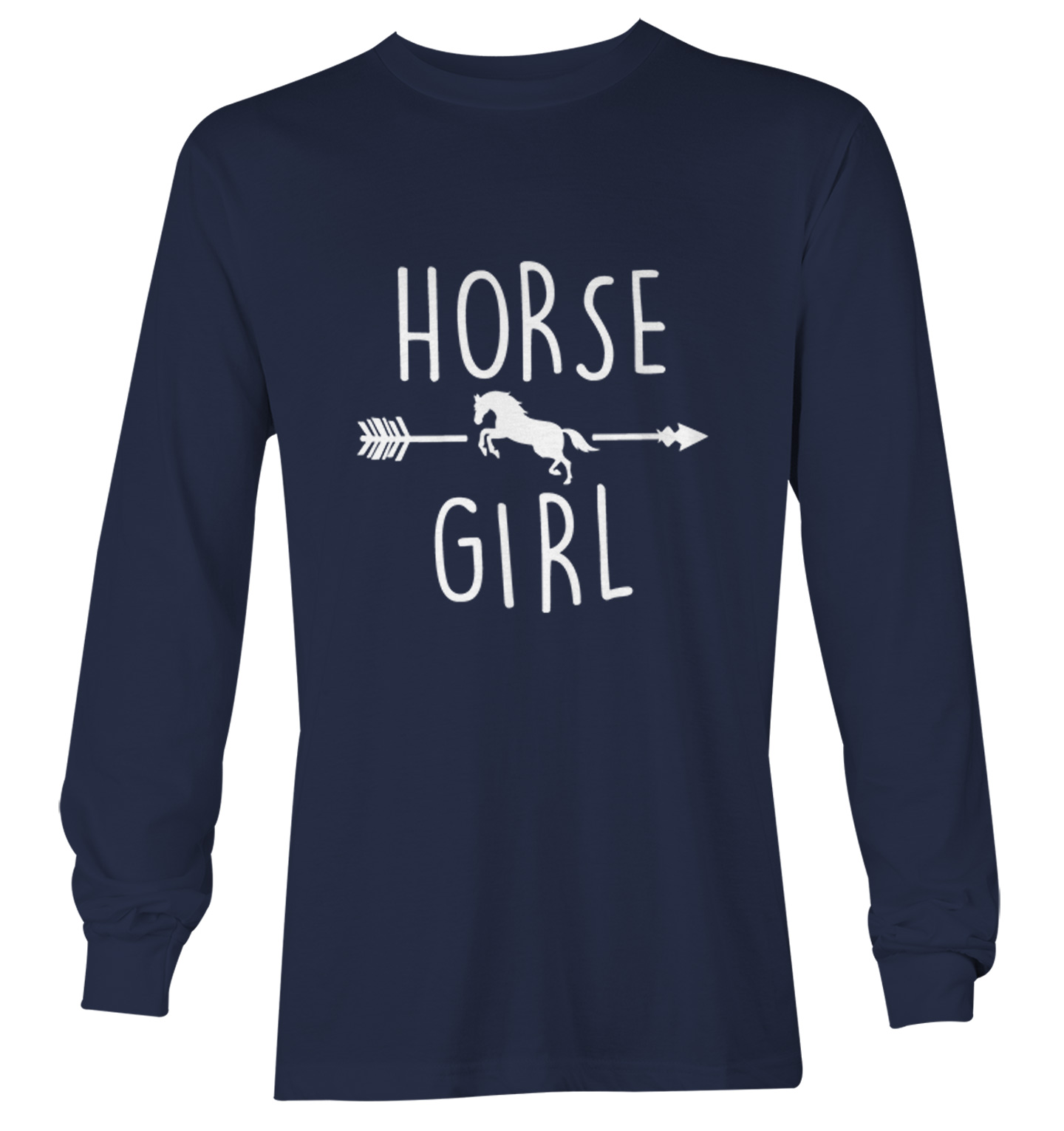 Horse Girl - Animal Lover Equestrian Thoroughbred Pony Youth T-Shirt - Picture 17 of 20