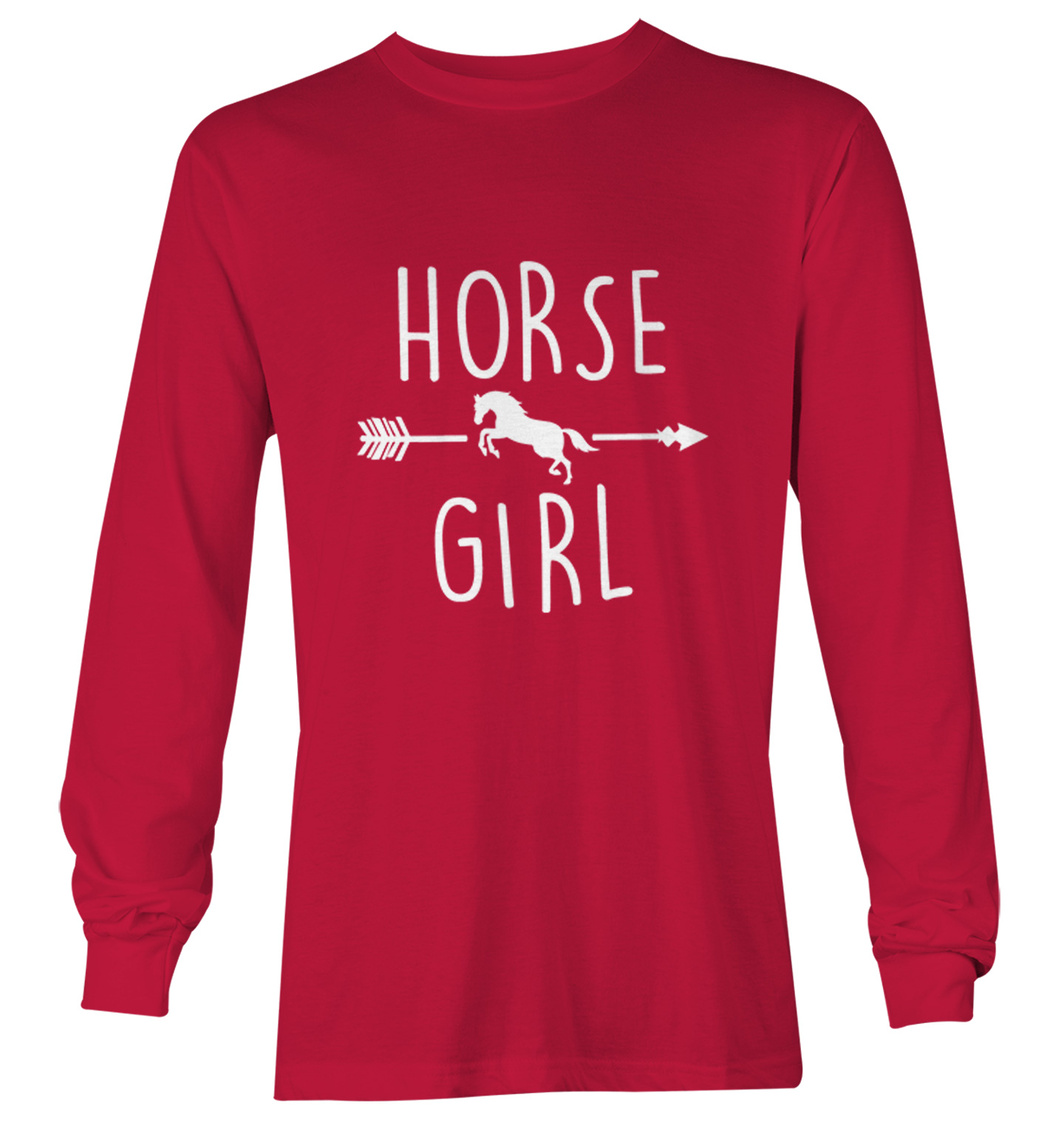 Horse Girl - Animal Lover Equestrian Thoroughbred Pony Youth T-Shirt - Picture 19 of 20