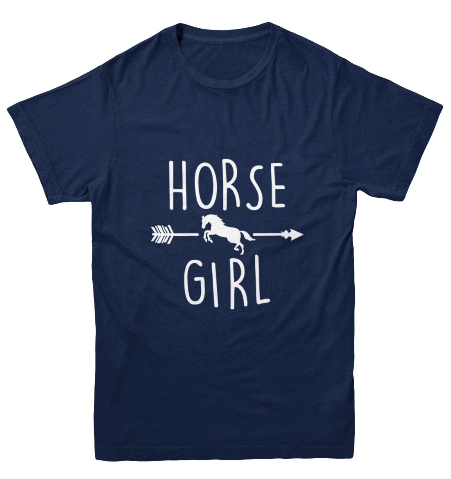 Horse Girl - Animal Lover Equestrian Thoroughbred Pony Youth T-Shirt - Picture 7 of 20