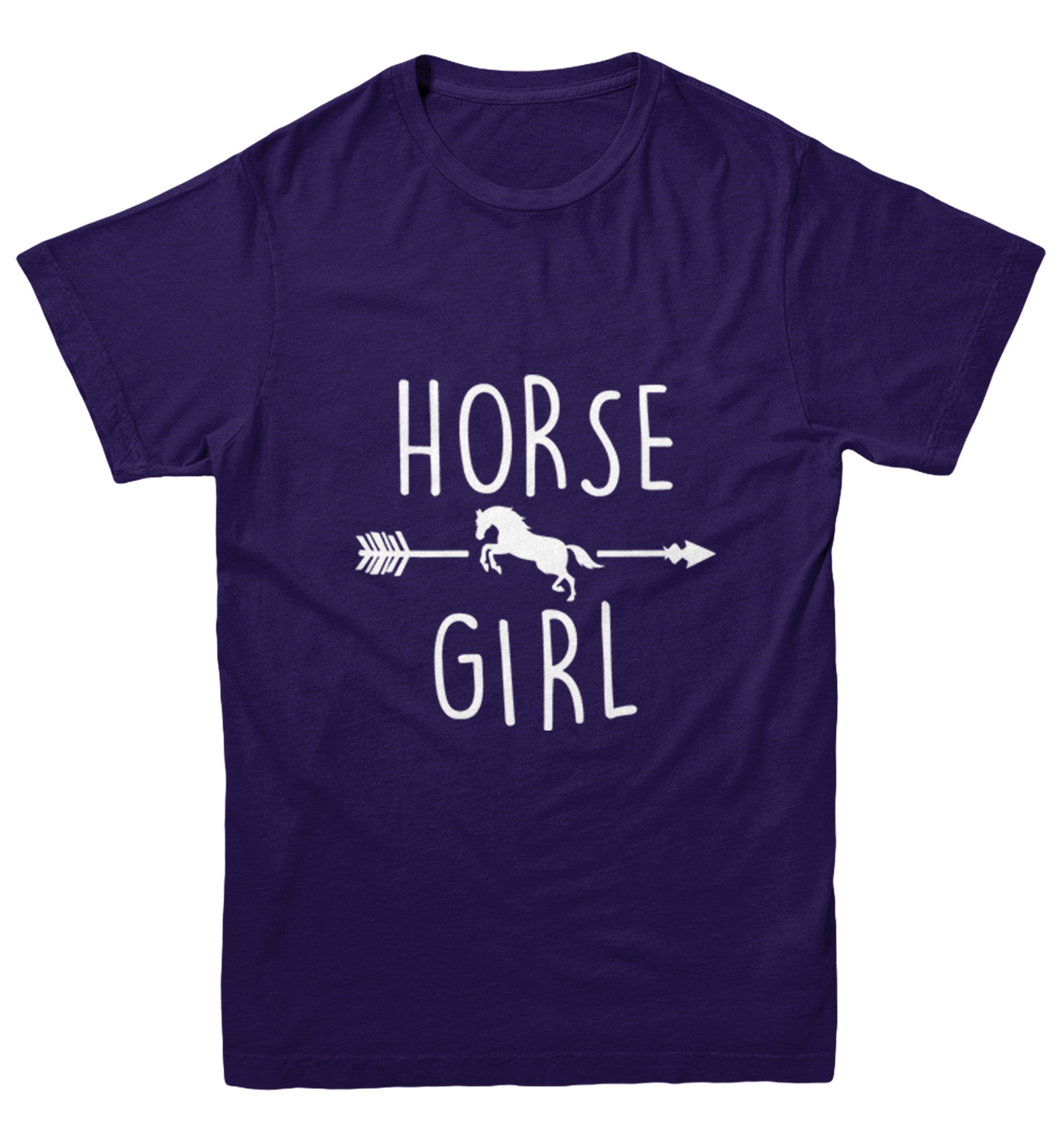 Horse Girl - Animal Lover Equestrian Thoroughbred Pony Youth T-Shirt - Picture 10 of 20