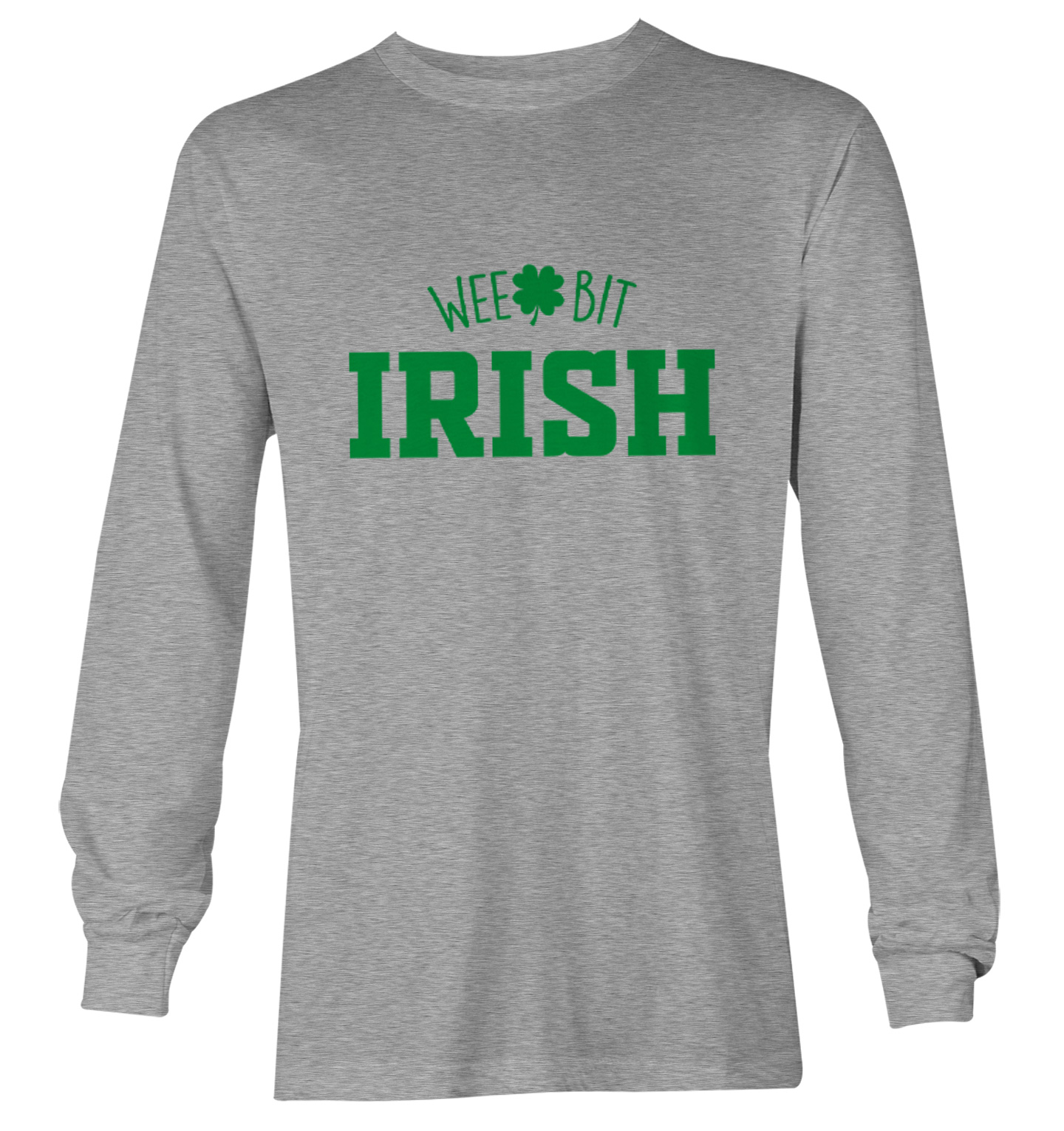 Wee Bit Irish - Luck Four Leaf Clover St. Patrick's Day Youth T-Shirt - Picture 16 of 20