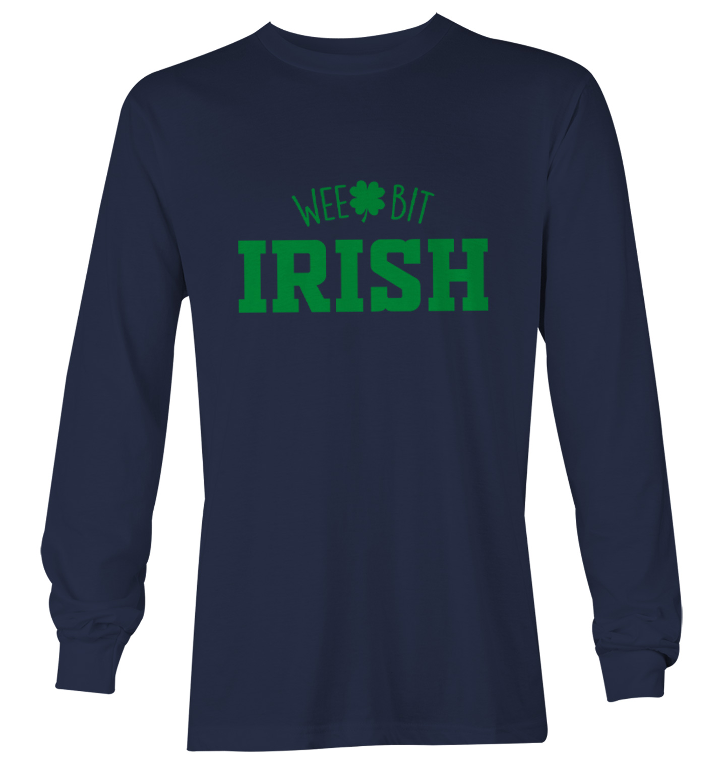 Wee Bit Irish - Luck Four Leaf Clover St. Patrick's Day Youth T-Shirt - Picture 17 of 20
