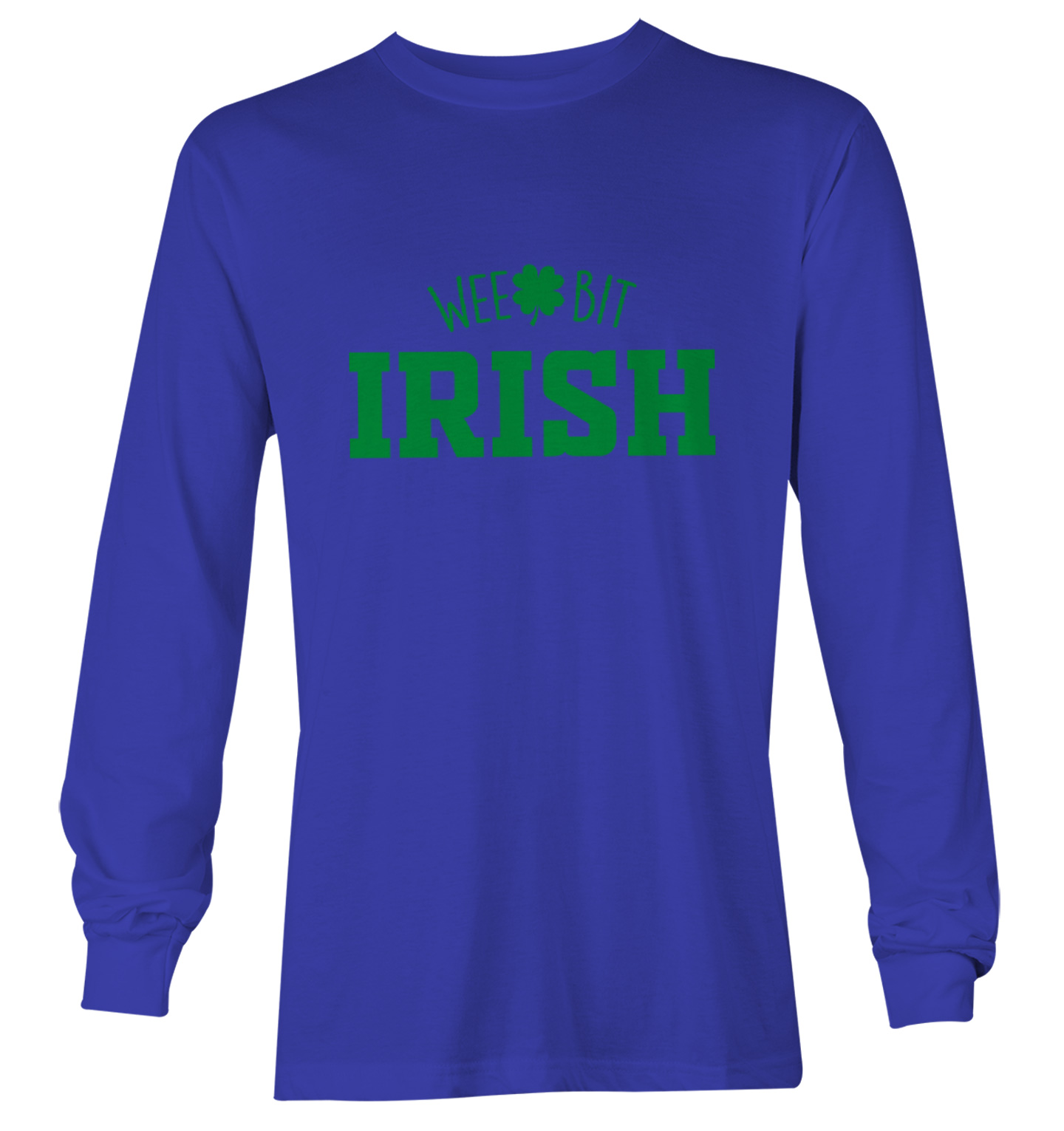 Wee Bit Irish - Luck Four Leaf Clover St. Patrick's Day Youth T-Shirt - Picture 20 of 20