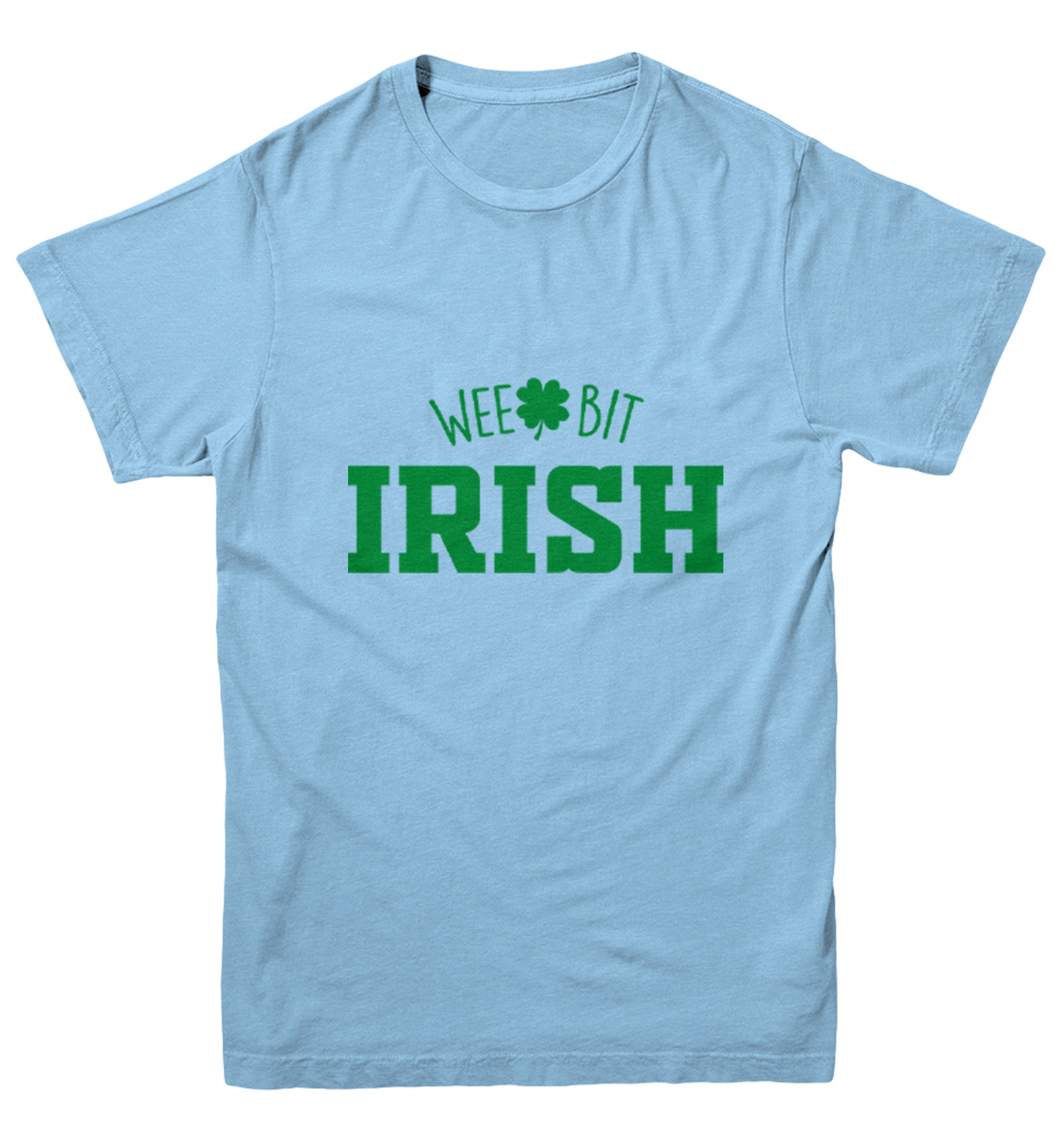 Wee Bit Irish - Luck Four Leaf Clover St. Patrick's Day Youth T-Shirt - Picture 5 of 20