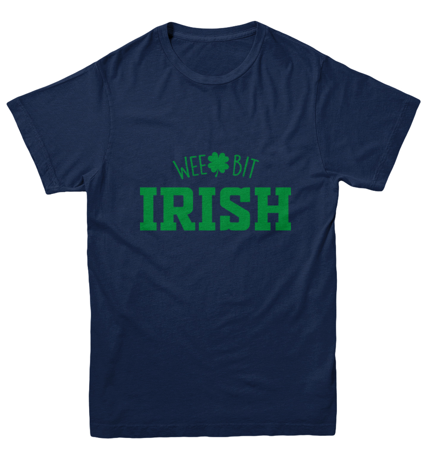Wee Bit Irish - Luck Four Leaf Clover St. Patrick's Day Youth T-Shirt - Picture 7 of 20