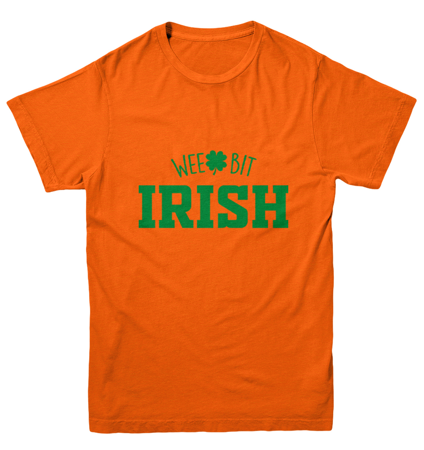 Wee Bit Irish - Luck Four Leaf Clover St. Patrick's Day Youth T-Shirt - Picture 8 of 20