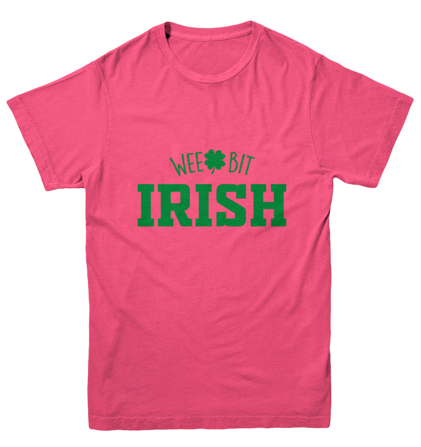 Wee Bit Irish - Luck Four Leaf Clover St. Patrick's Day Youth T-Shirt - Picture 9 of 20