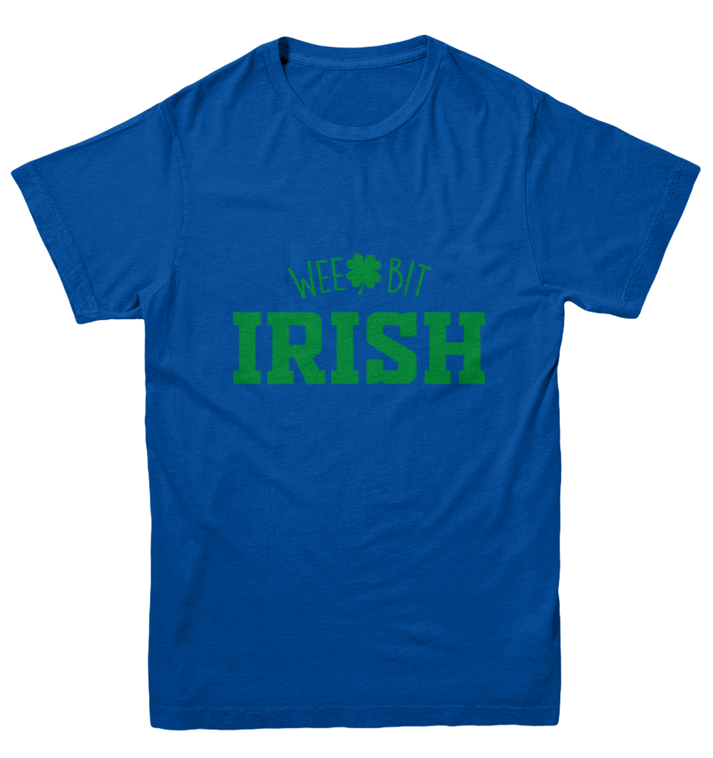 Wee Bit Irish - Luck Four Leaf Clover St. Patrick's Day Youth T-Shirt - Picture 12 of 20