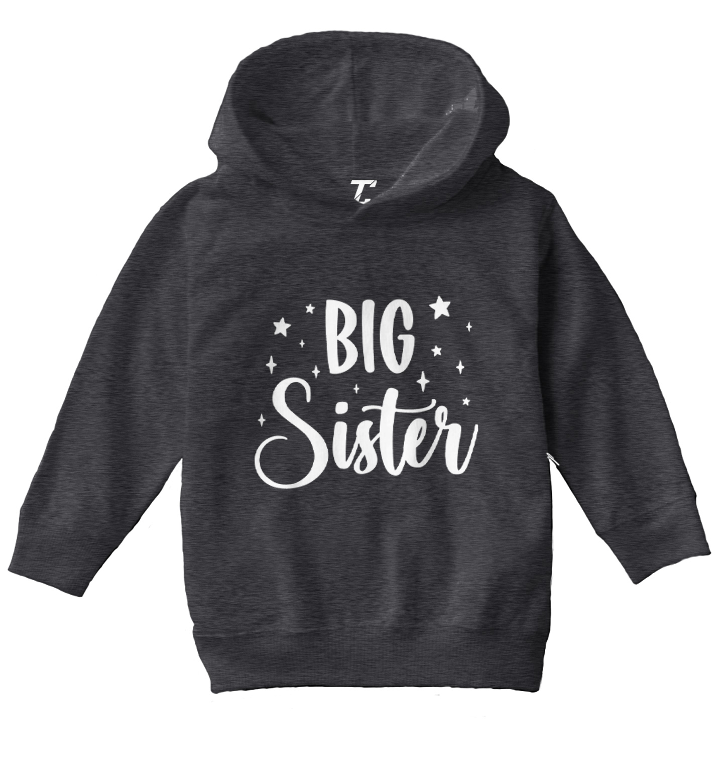 Big Sister - Older Sis Birth Announcement Siblings Toddler/Youth Hoodie - Picture 3 of 12