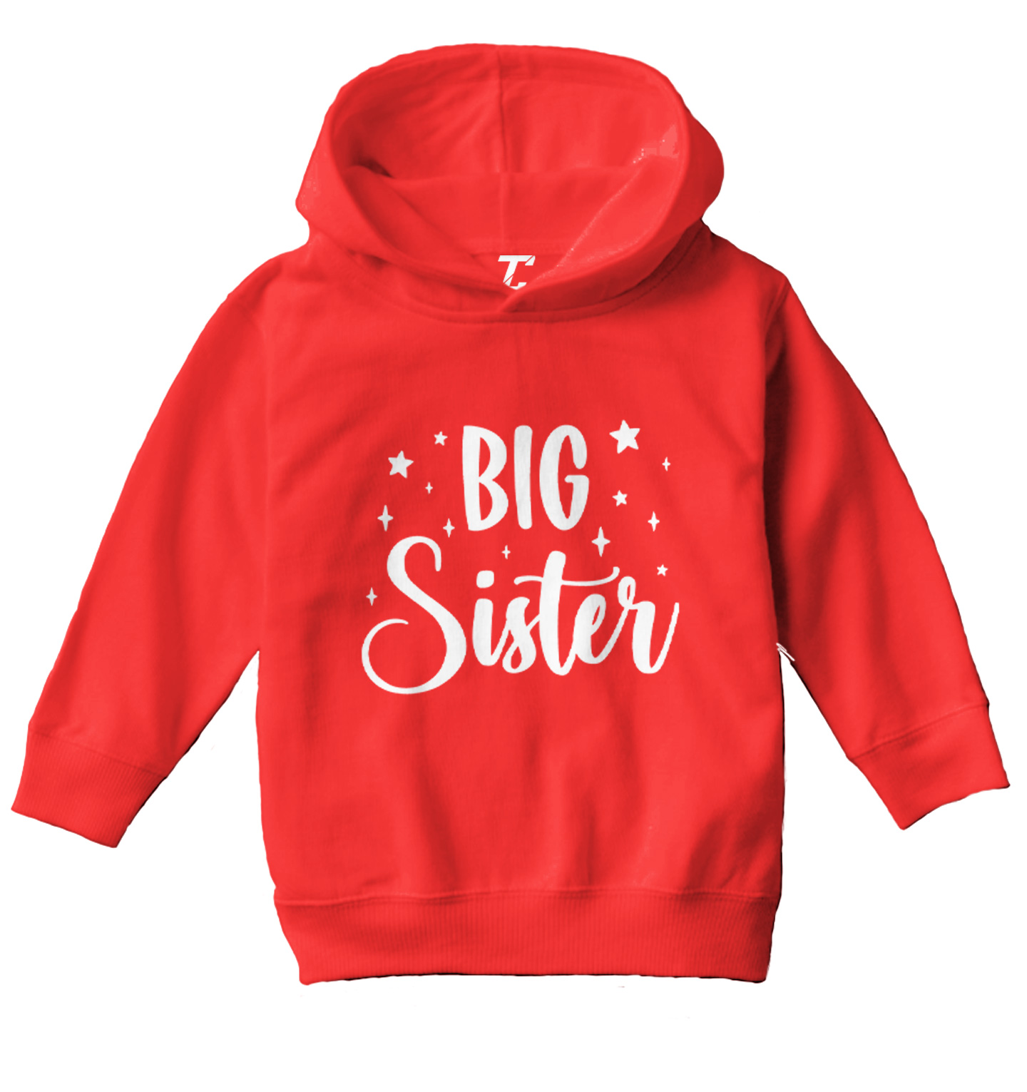 Big Sister - Older Sis Birth Announcement Siblings Toddler/Youth Hoodie - Picture 10 of 12