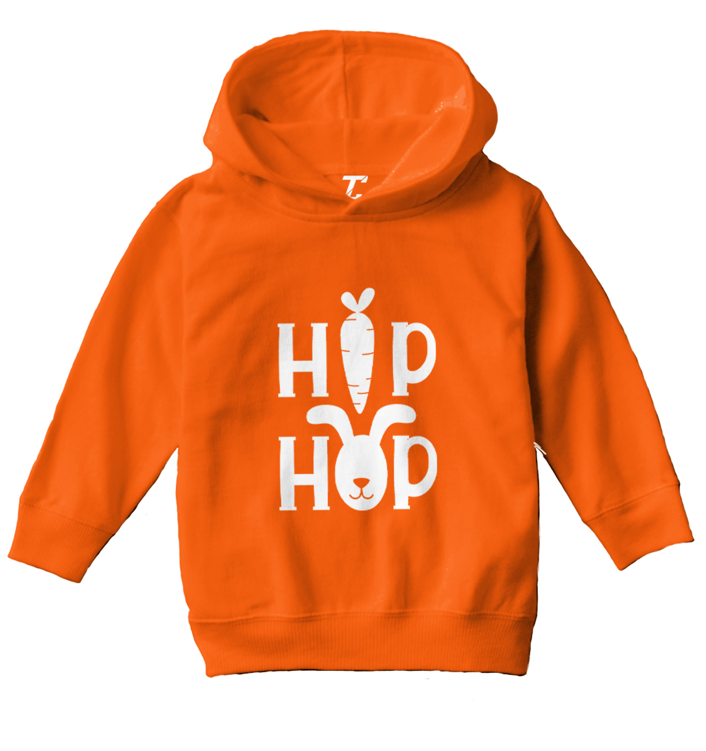 Hip Hop Easter Rabbit - Bunny Carrott Holiday Music Rap Toddler/Youth Hoodie - Picture 8 of 12
