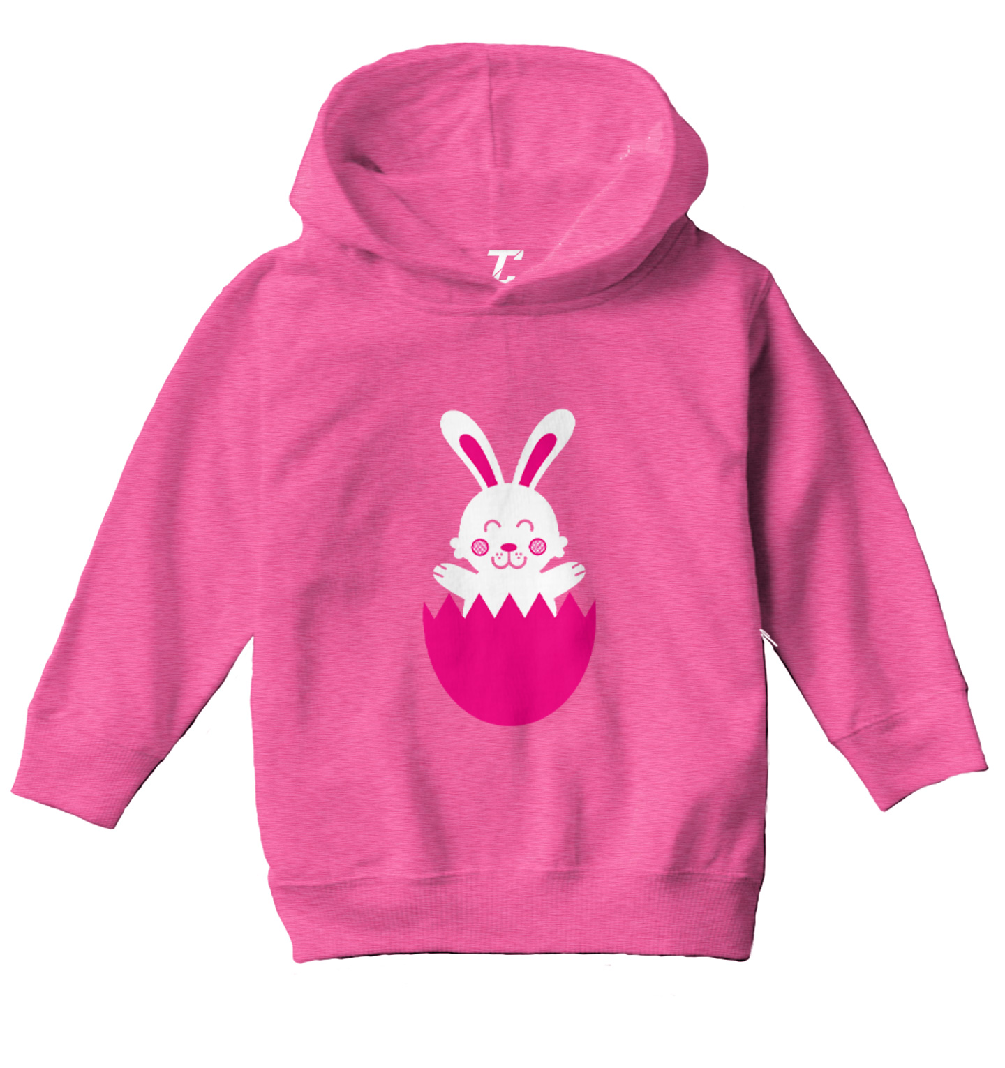 Easter Rabbit In Egg - Cute Adorable Bunny Holiday Toddler/Youth Hoodie - Picture 4 of 12