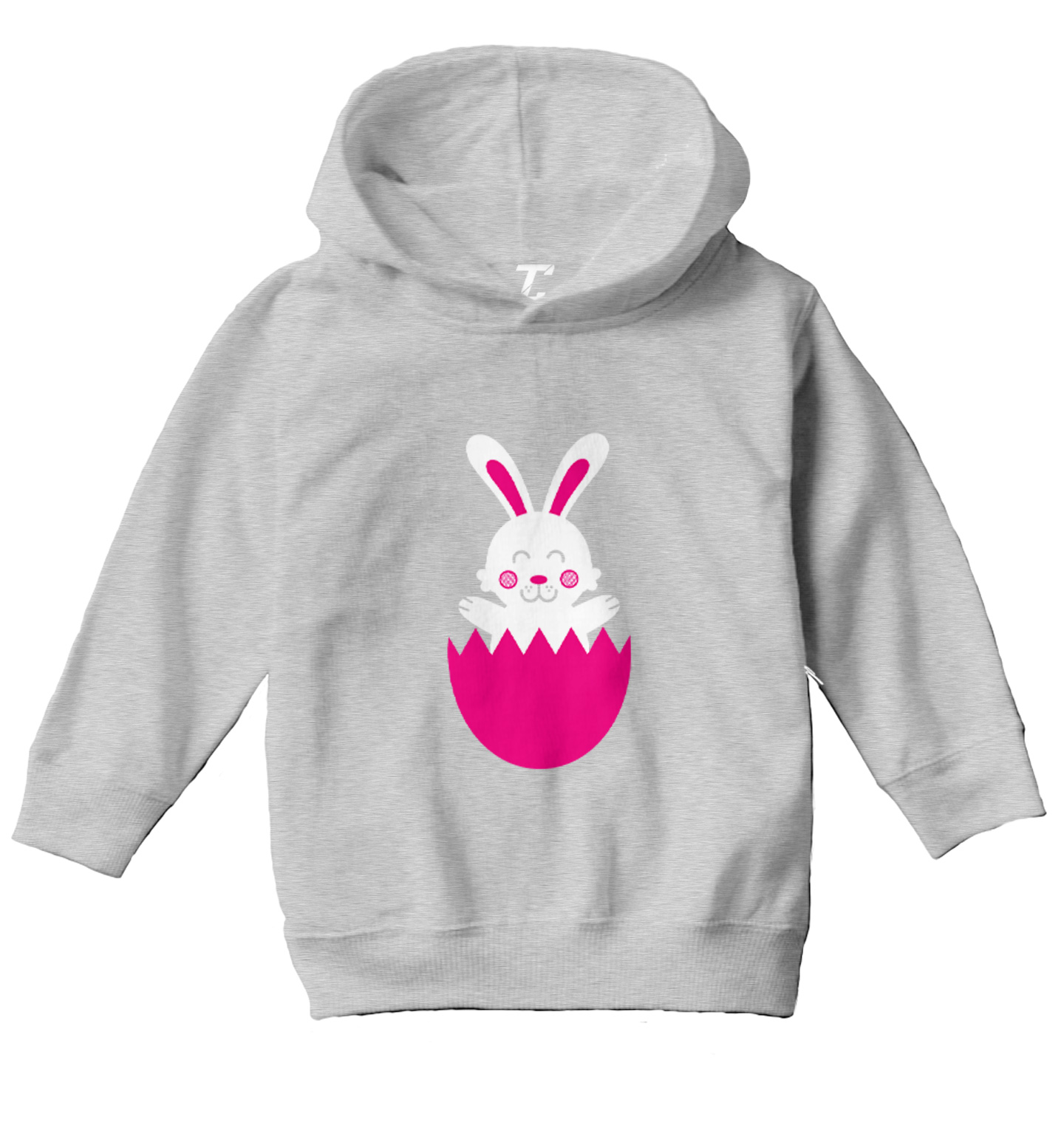 Easter Rabbit In Egg - Cute Adorable Bunny Holiday Toddler/Youth Hoodie - Picture 6 of 12