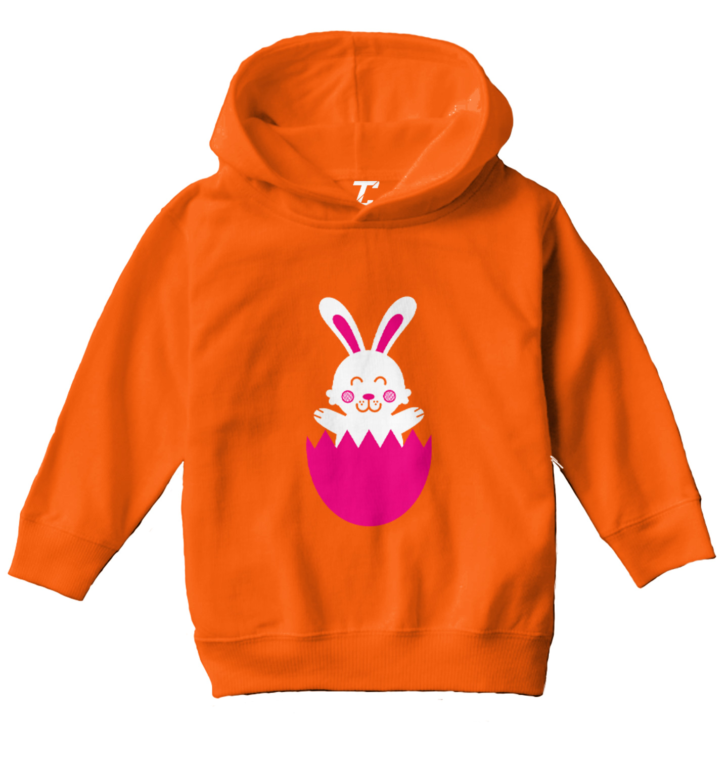 Easter Rabbit In Egg - Cute Adorable Bunny Holiday Toddler/Youth Hoodie - Picture 8 of 12