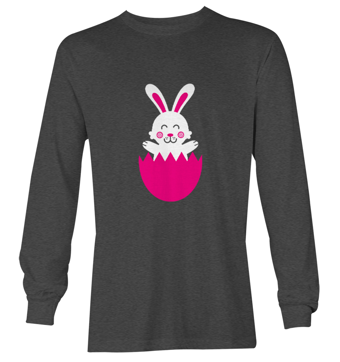 Easter Rabbit In Egg - Cute Adorable Bunny Holiday Youth T-Shirt - Picture 14 of 20