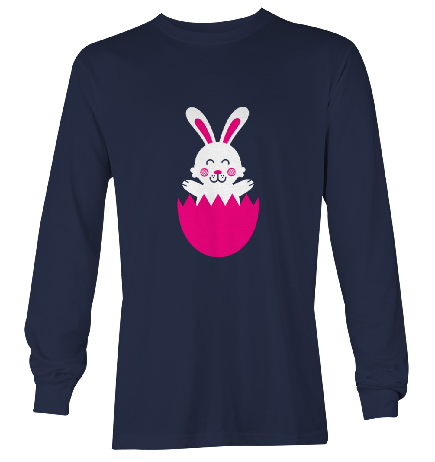 Easter Rabbit In Egg - Cute Adorable Bunny Holiday Youth T-Shirt - Picture 17 of 20