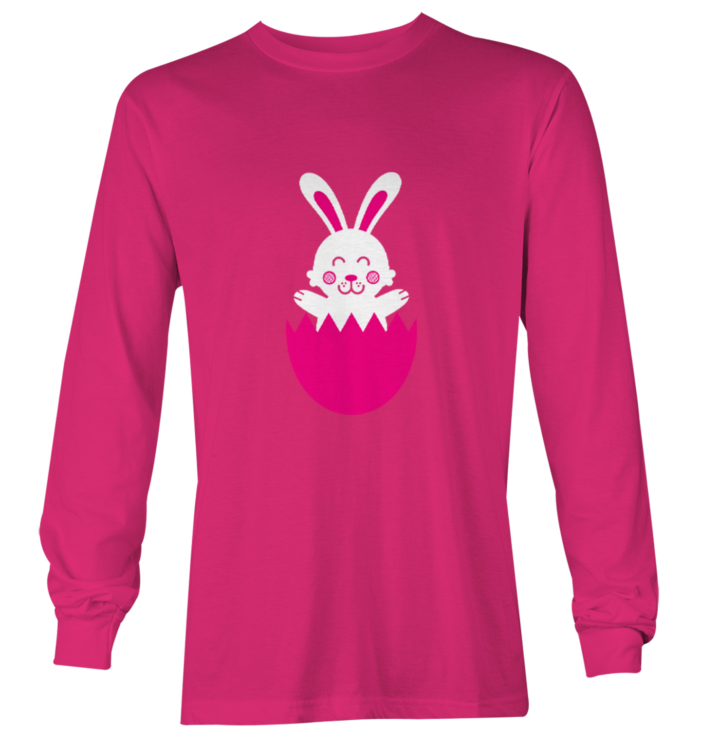 Easter Rabbit In Egg - Cute Adorable Bunny Holiday Youth T-Shirt - Picture 18 of 20