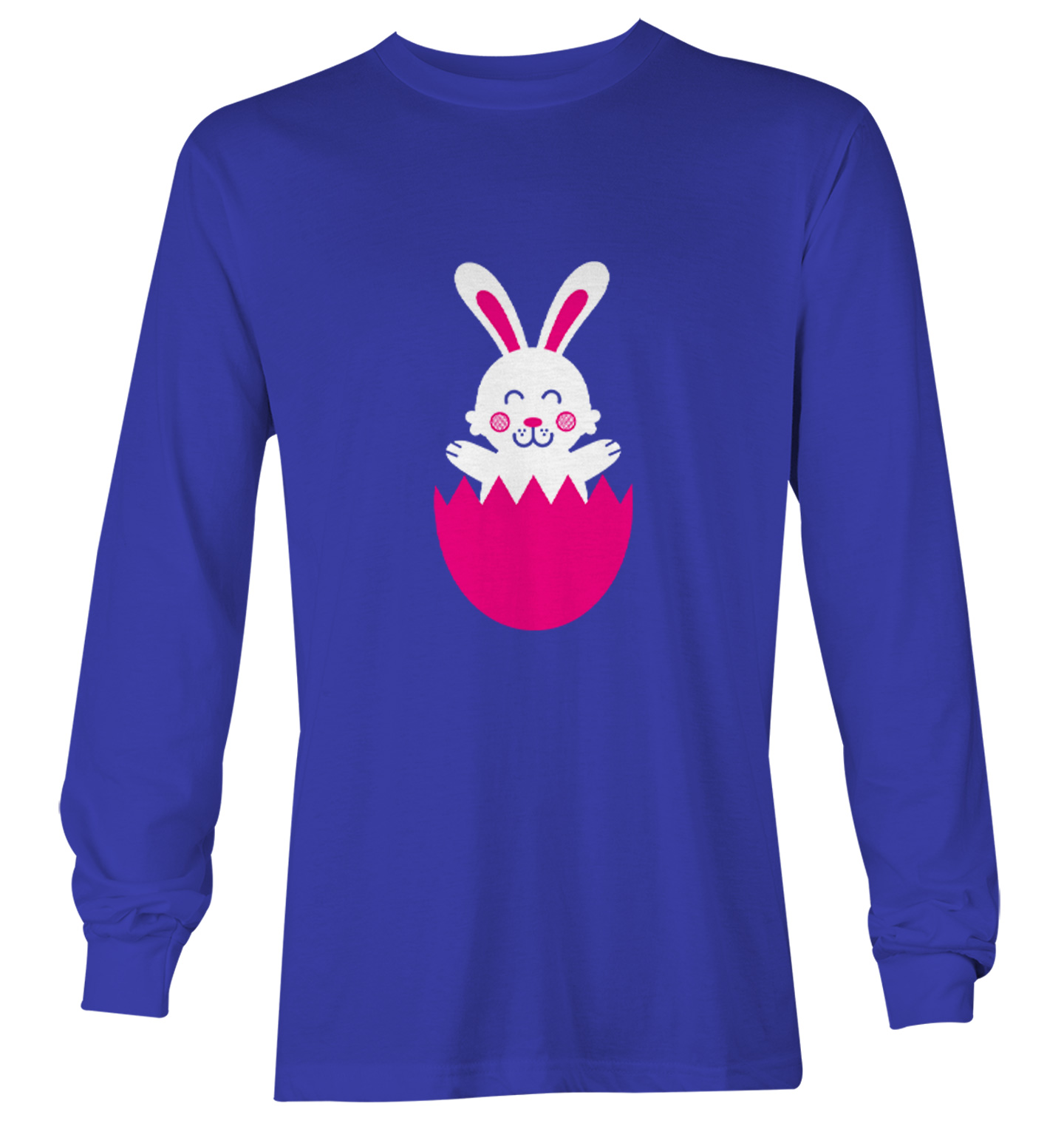 Easter Rabbit In Egg - Cute Adorable Bunny Holiday Youth T-Shirt - Picture 20 of 20