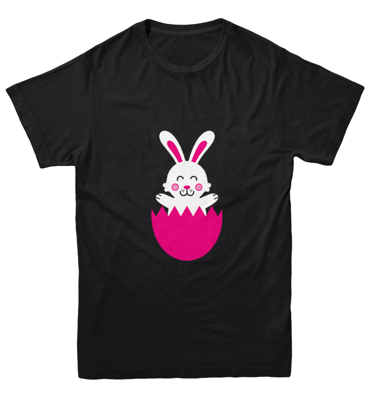Easter Rabbit In Egg - Cute Adorable Bunny Holiday Youth T-Shirt - Picture 2 of 20