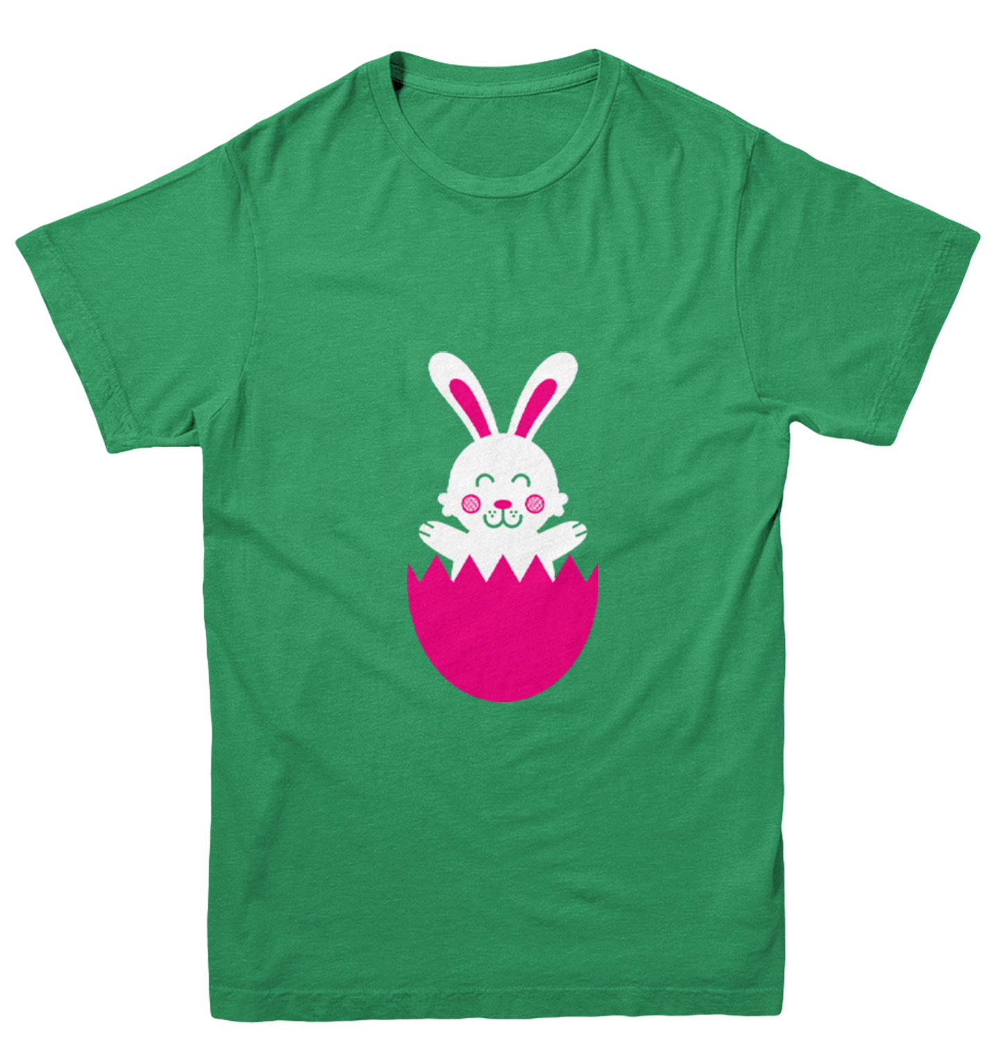 Easter Rabbit In Egg - Cute Adorable Bunny Holiday Youth T-Shirt - Picture 4 of 20