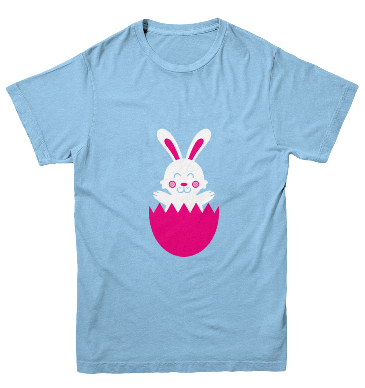 Easter Rabbit In Egg - Cute Adorable Bunny Holiday Youth T-Shirt - Picture 5 of 20