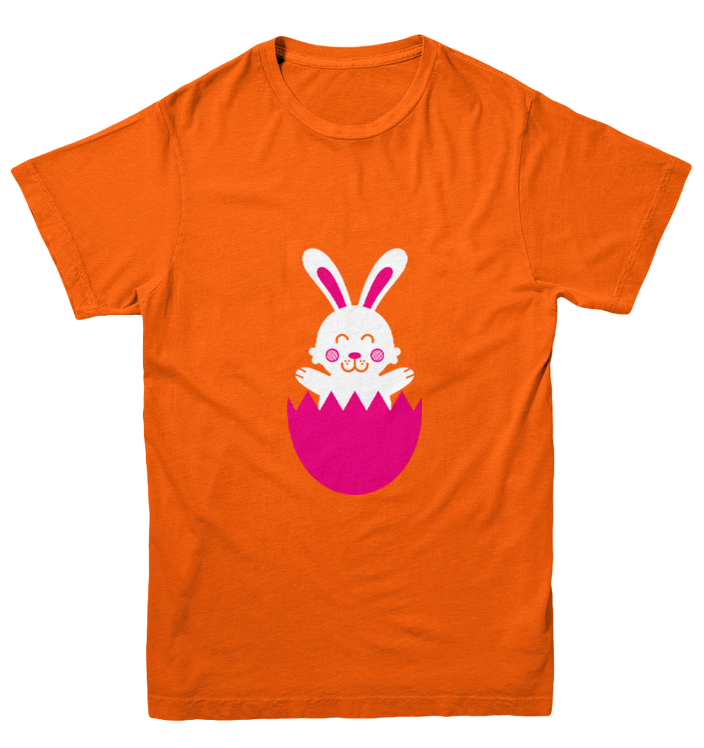 Easter Rabbit In Egg - Cute Adorable Bunny Holiday Youth T-Shirt - Picture 8 of 20