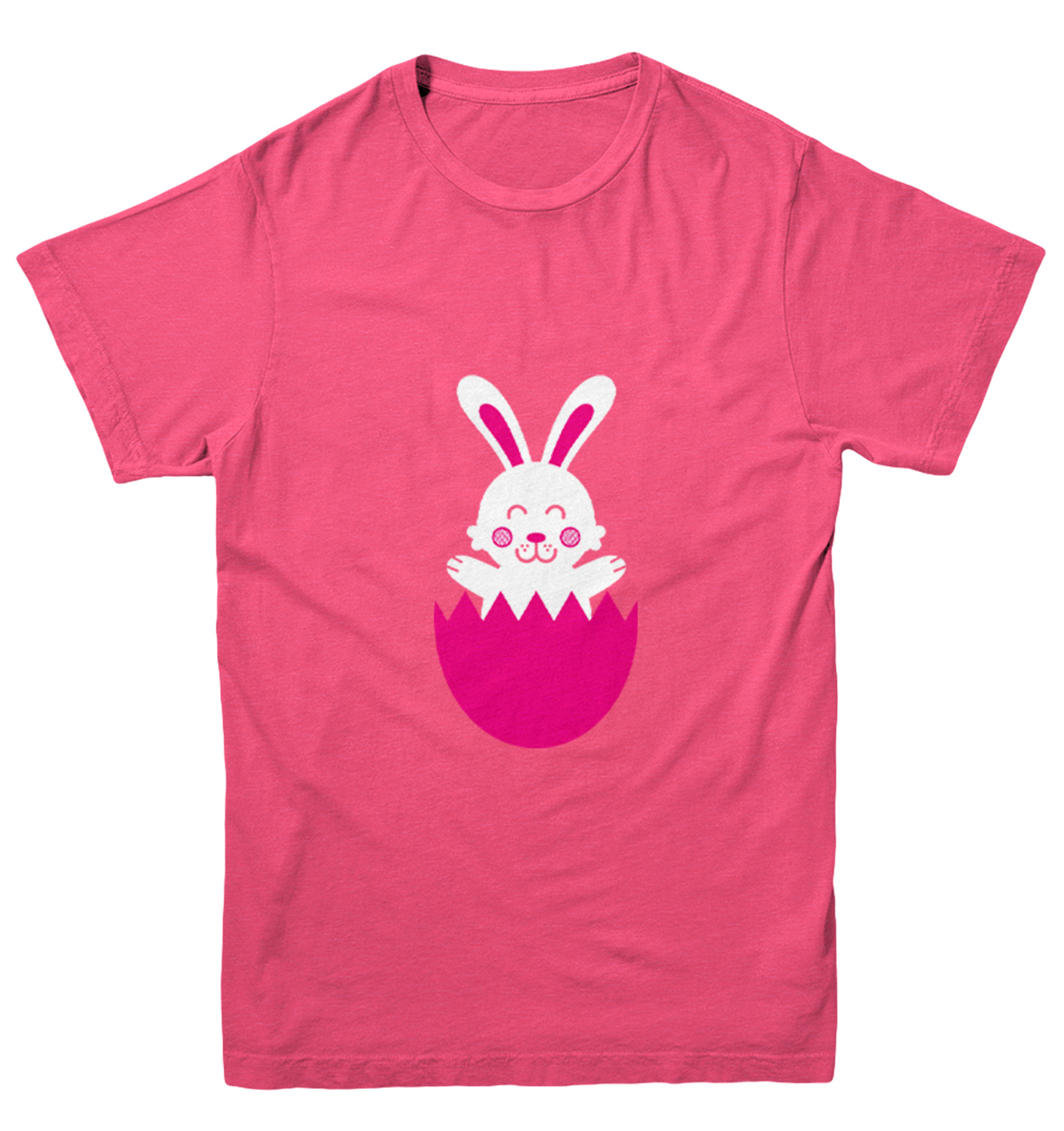 Easter Rabbit In Egg - Cute Adorable Bunny Holiday Youth T-Shirt - Picture 9 of 20