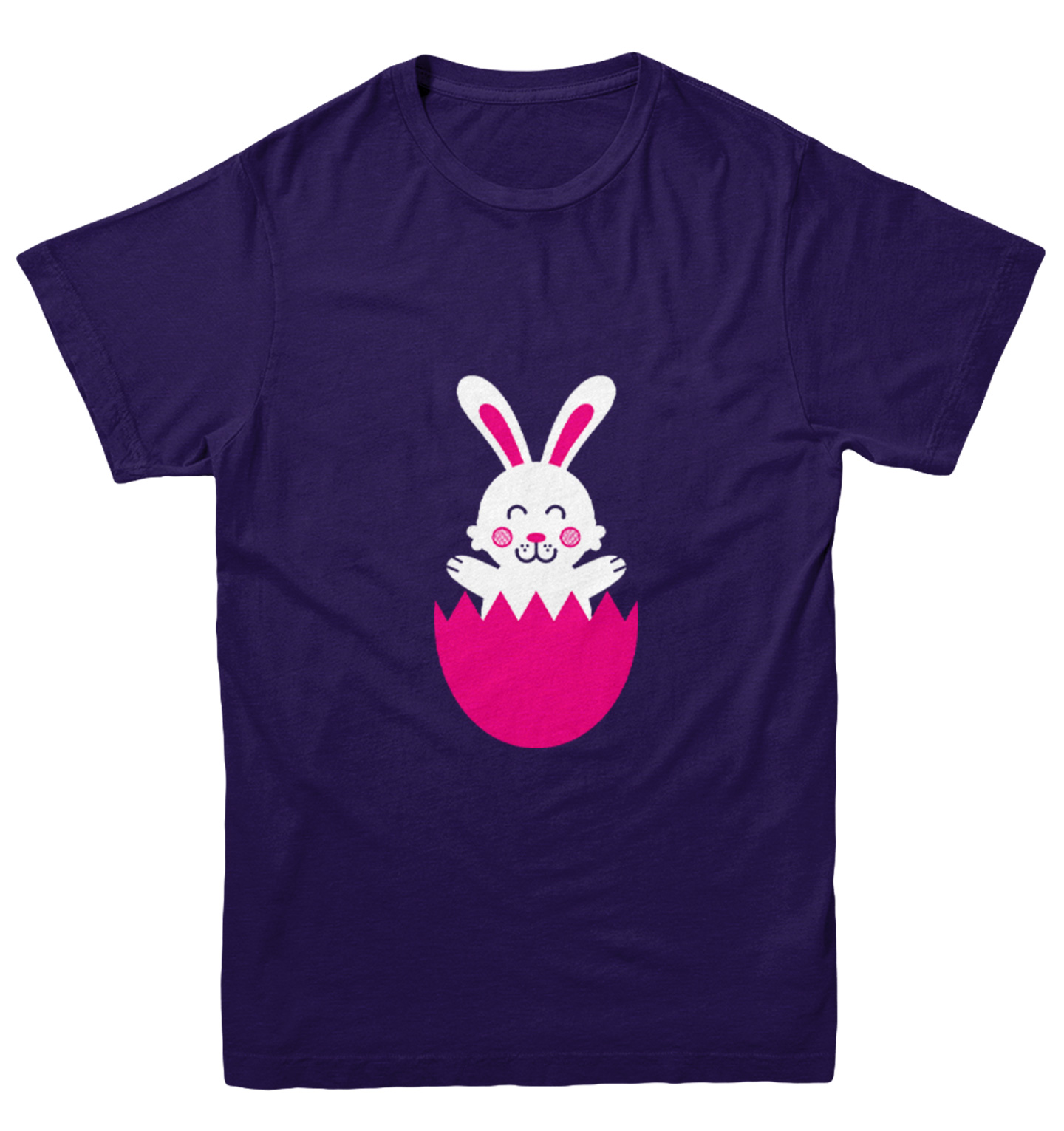 Easter Rabbit In Egg - Cute Adorable Bunny Holiday Youth T-Shirt - Picture 10 of 20