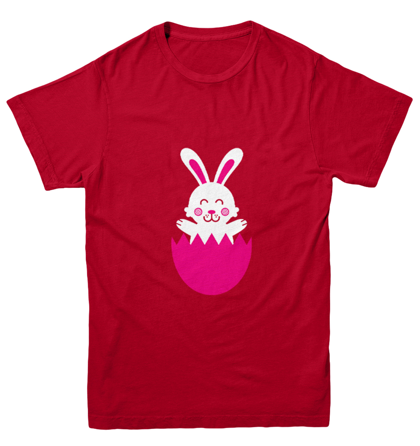Easter Rabbit In Egg - Cute Adorable Bunny Holiday Youth T-Shirt - Picture 11 of 20