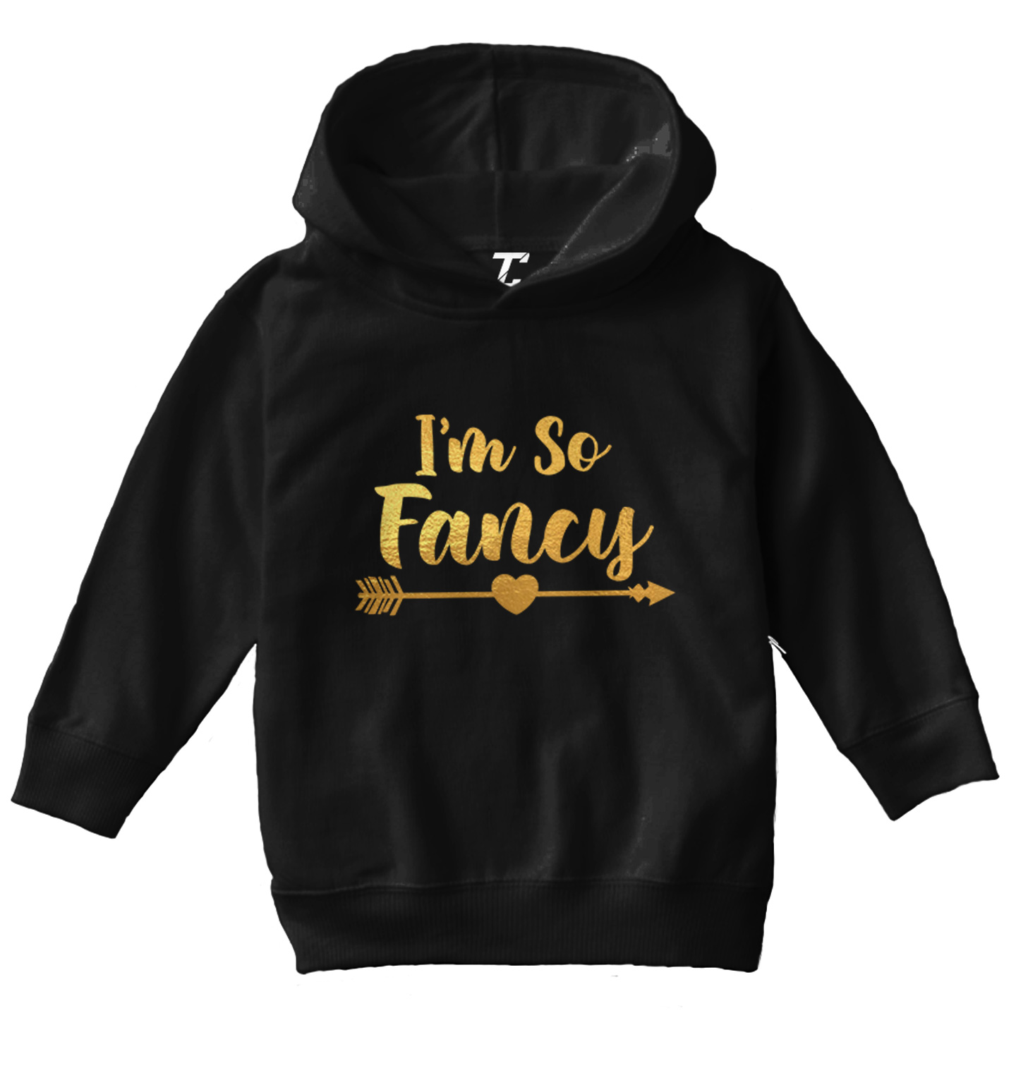 I m So Fancy Gold Foil Baby Girl Boy Newborn Birth Toddler Youth Hoodie eBay