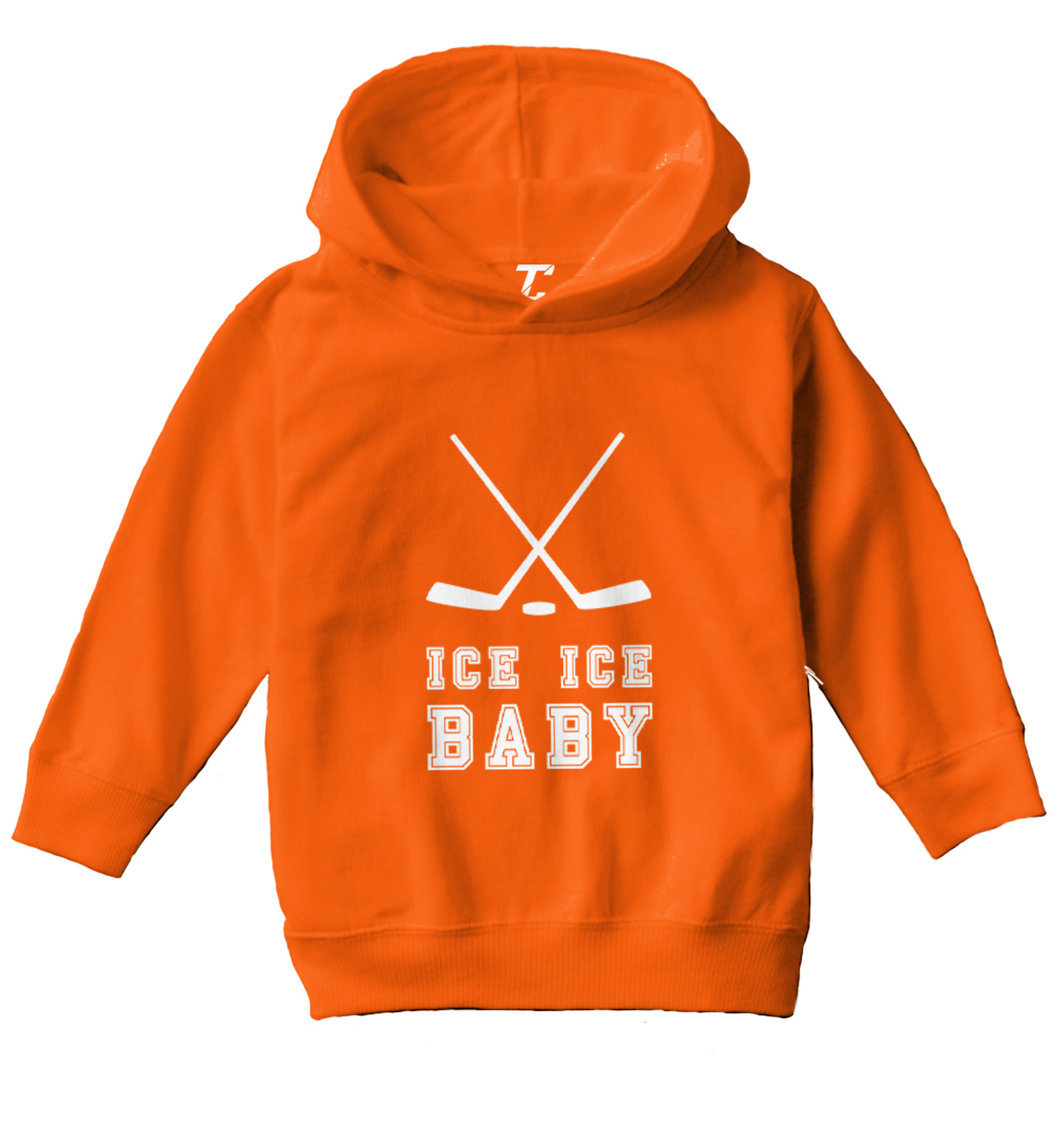 Ice Ice Baby - Hockey Sticks Sports Puck Song Lyrics Toddler/Youth Hoodie - Picture 8 of 12