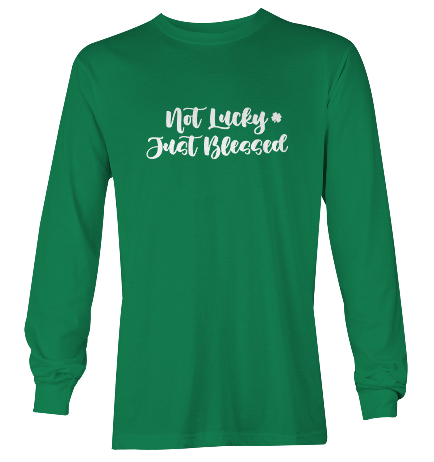Not Lucky Just Blessed - 4 Leaf Clover St. Patrick Youth T-Shirt - Picture 15 of 20