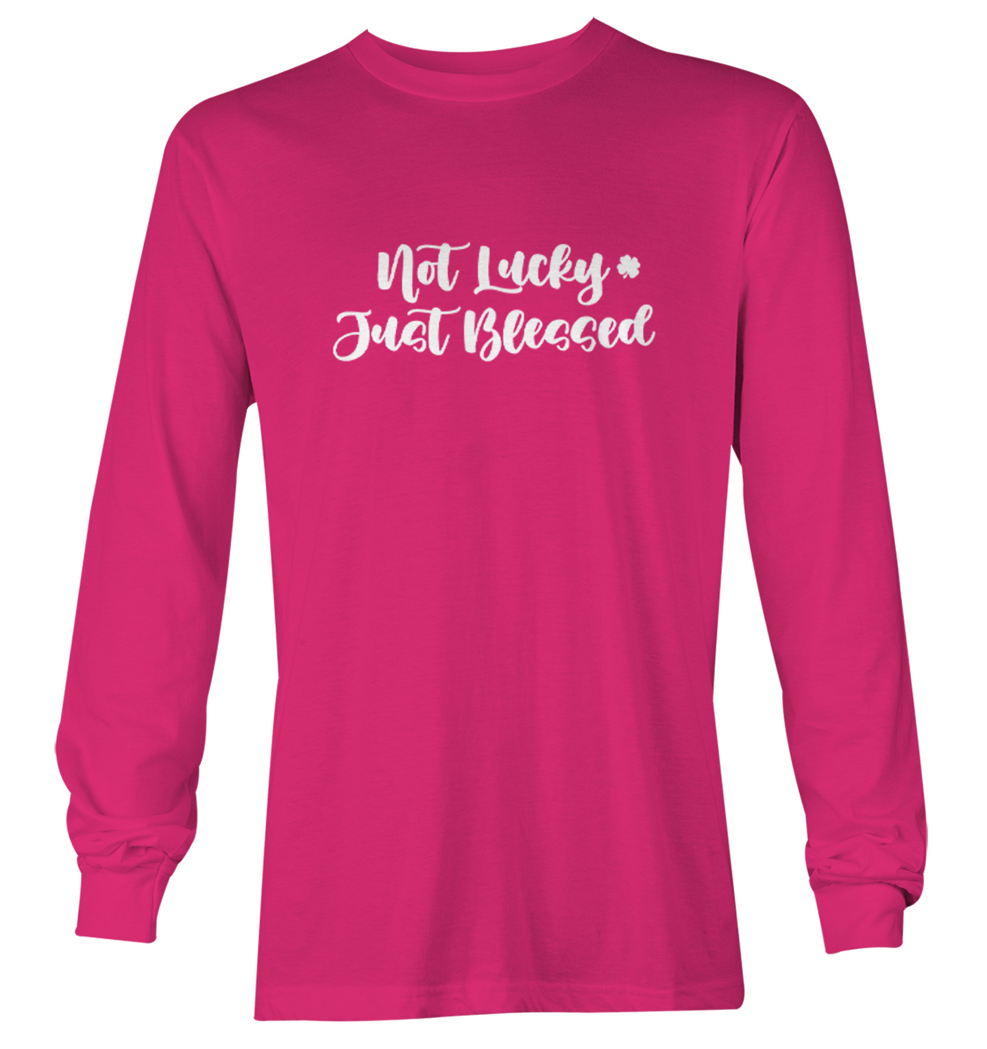 Not Lucky Just Blessed - 4 Leaf Clover St. Patrick Youth T-Shirt - Picture 18 of 20