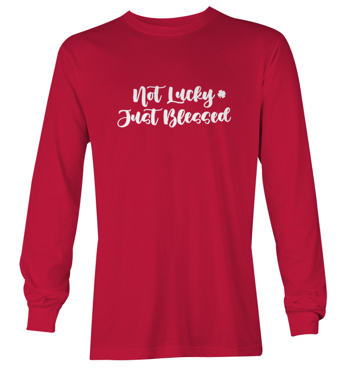Not Lucky Just Blessed - 4 Leaf Clover St. Patrick Youth T-Shirt - Picture 19 of 20