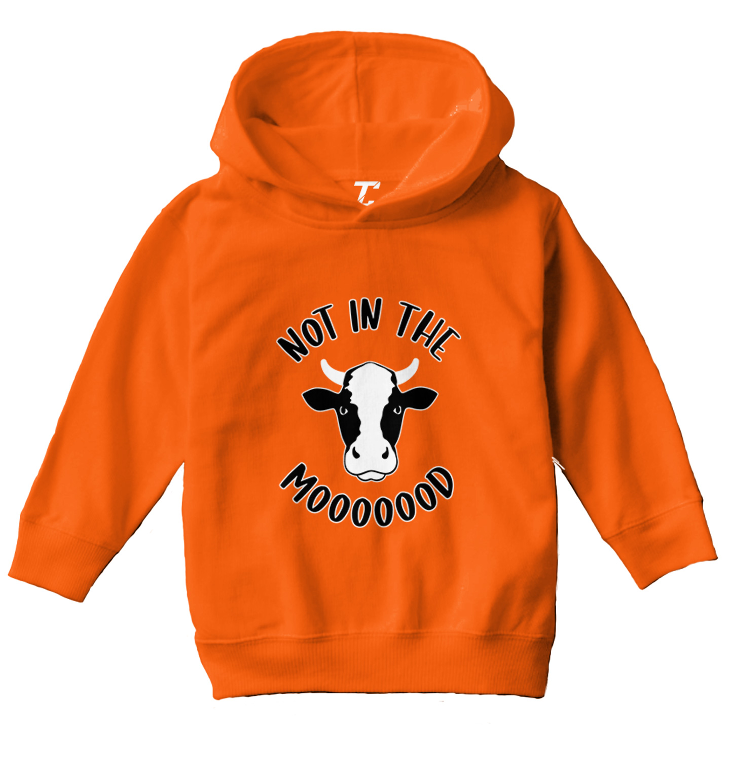 Not In The Mooooood - Funny Cow Cute Animal Lover Toddler/Youth Hoodie - Picture 8 of 12