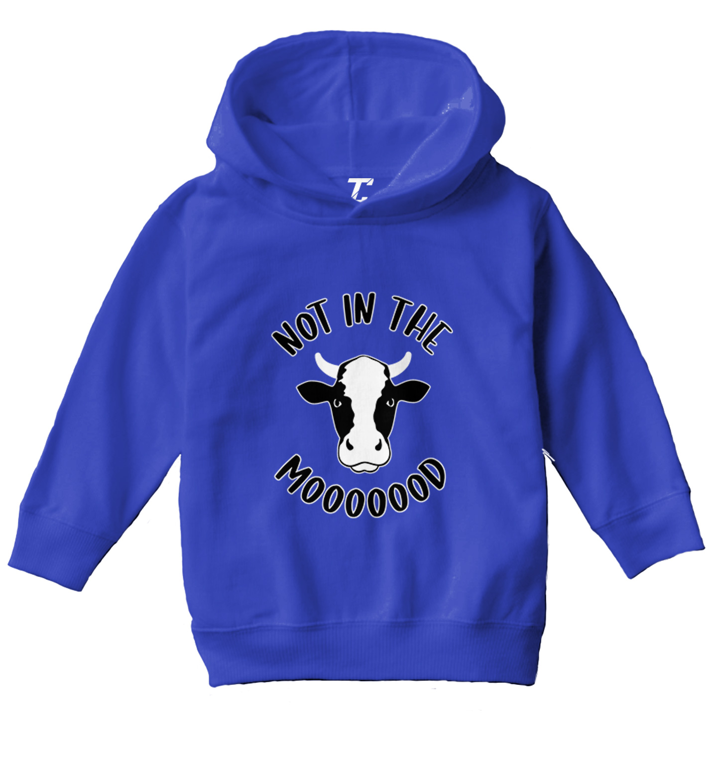 Not In The Mooooood - Funny Cow Cute Animal Lover Toddler/Youth Hoodie - Picture 11 of 12