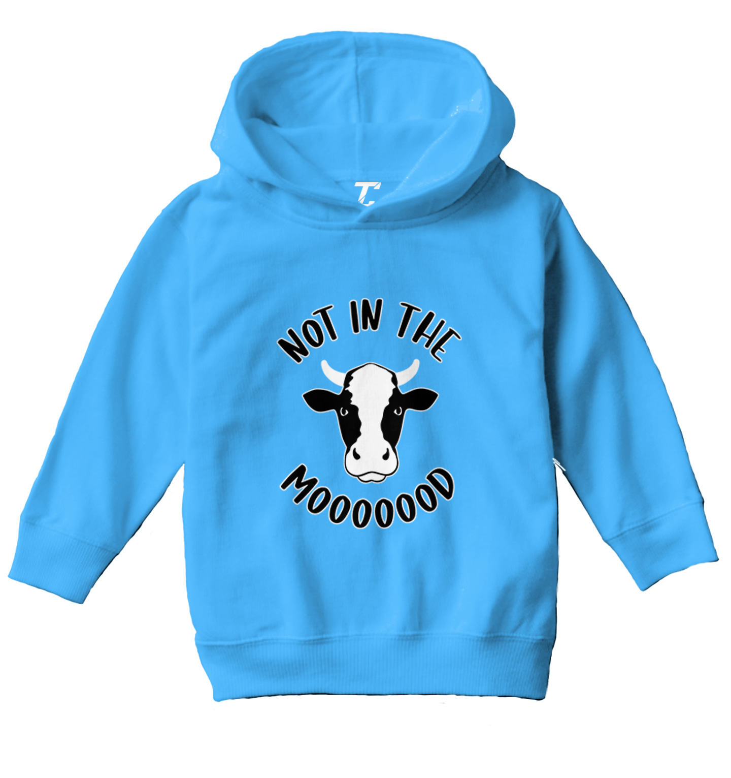 Not In The Mooooood - Funny Cow Cute Animal Lover Toddler/Youth Hoodie - Picture 12 of 12