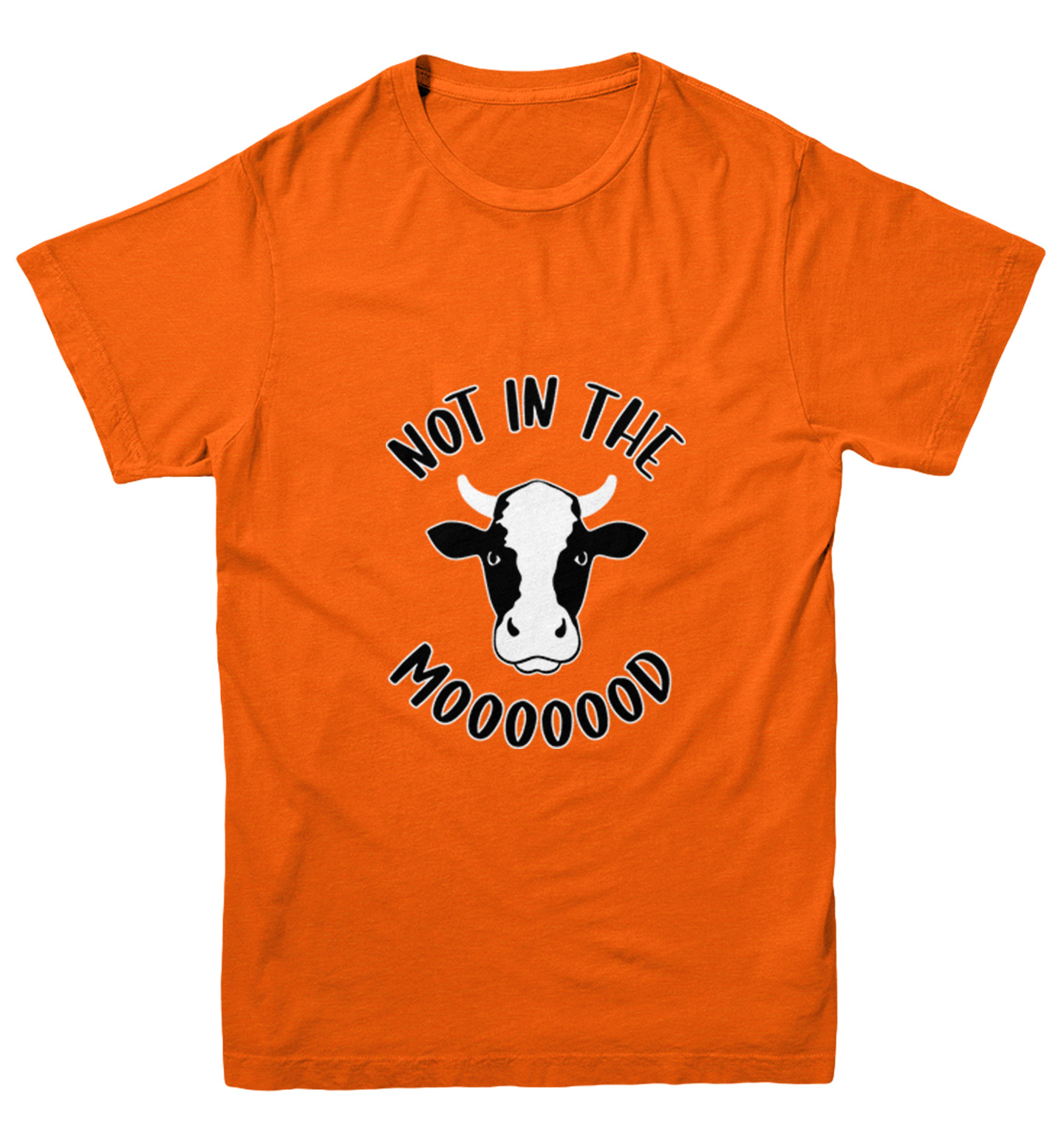 Not In The Mooooood - Funny Cow Cute Animal Lover Youth T-Shirt - Picture 8 of 20