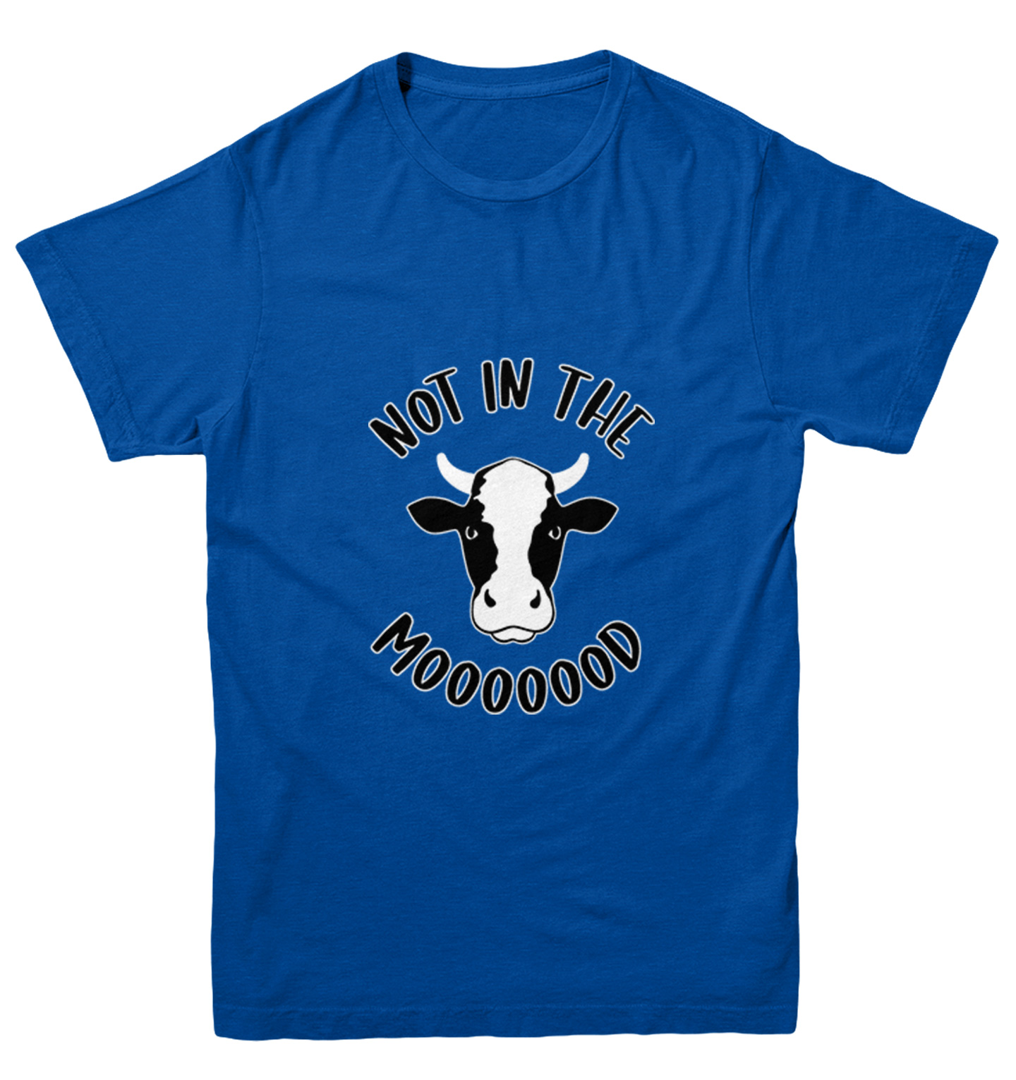 Not In The Mooooood - Funny Cow Cute Animal Lover Youth T-Shirt - Picture 12 of 20